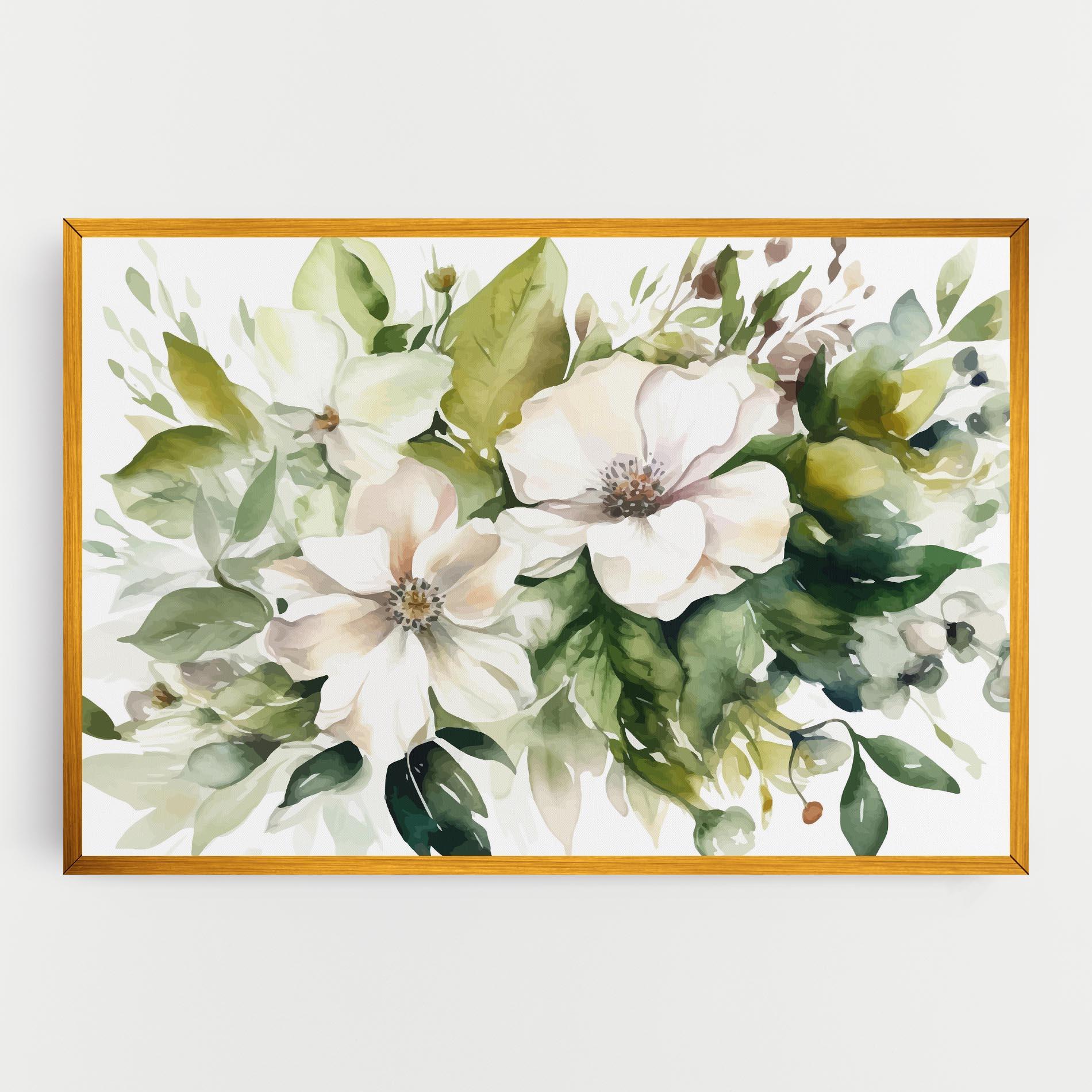 Obraz na Płótnie Opened Rose mockup 0