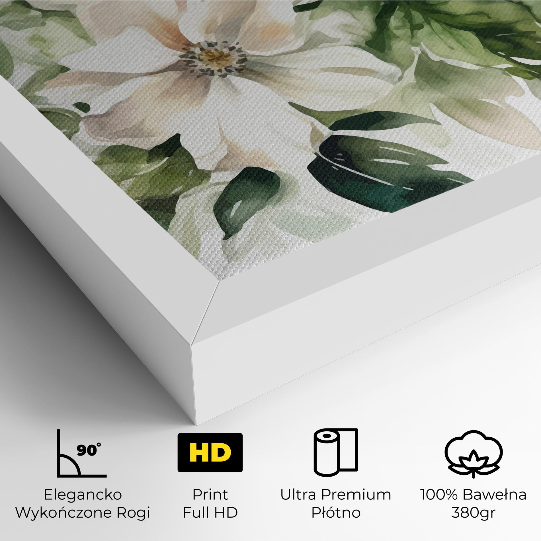 Obraz na Płótnie Opened Rose mockup 4