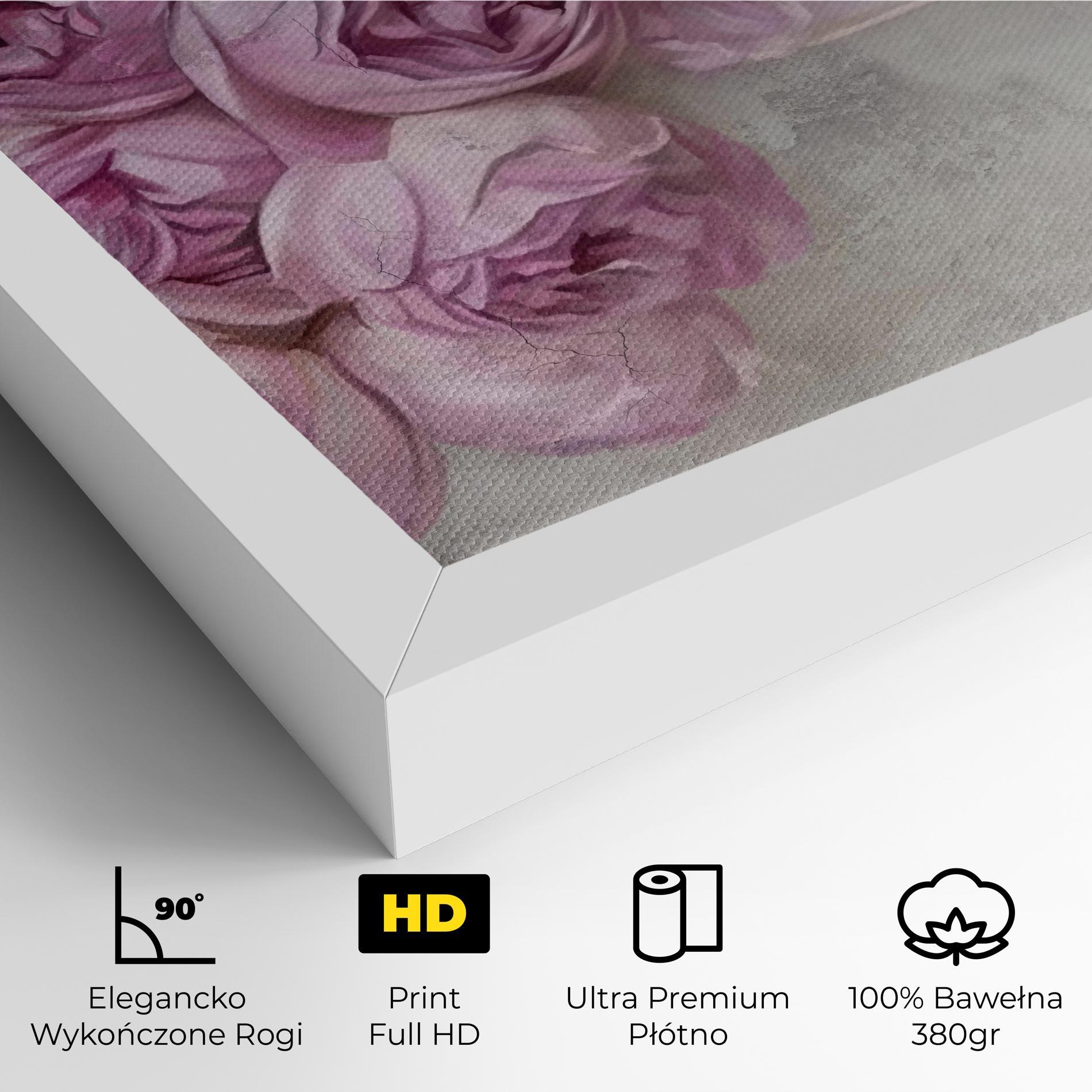 Obraz na Płótnie Trandafiri Colorati mockup 4