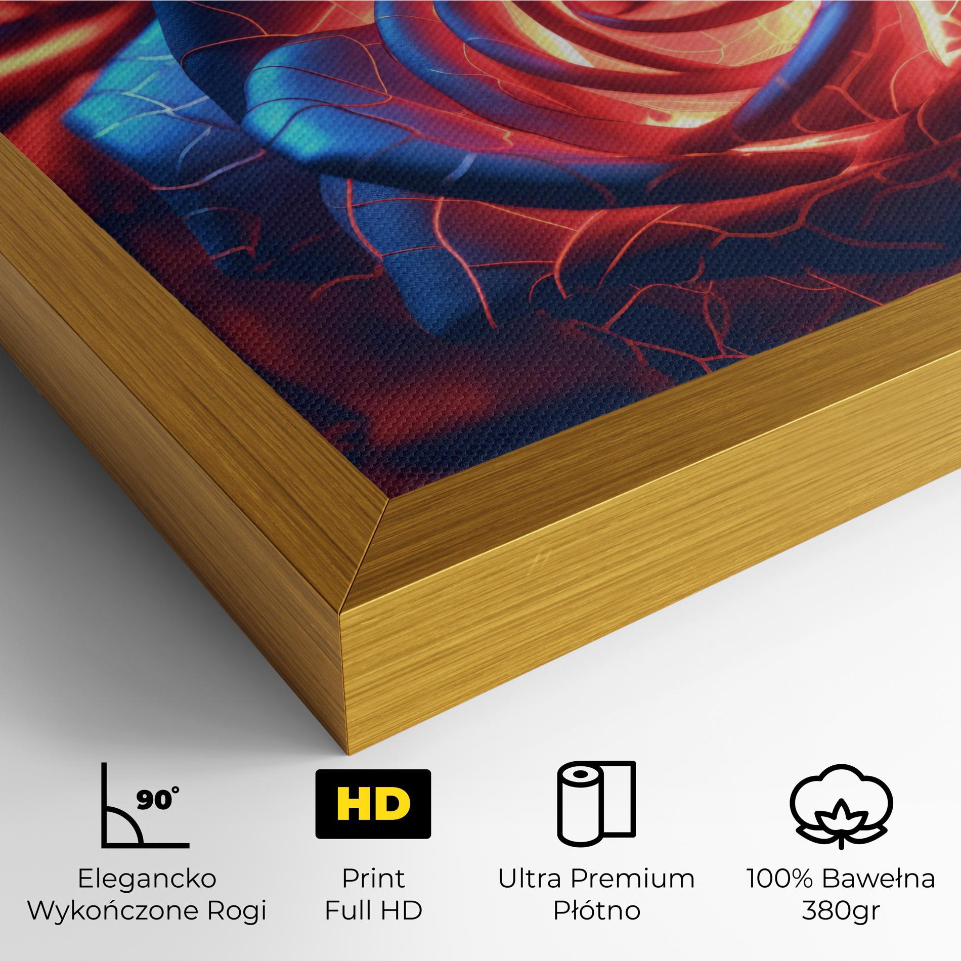 Obraz na Płótnie Glowing Roses mockup 4