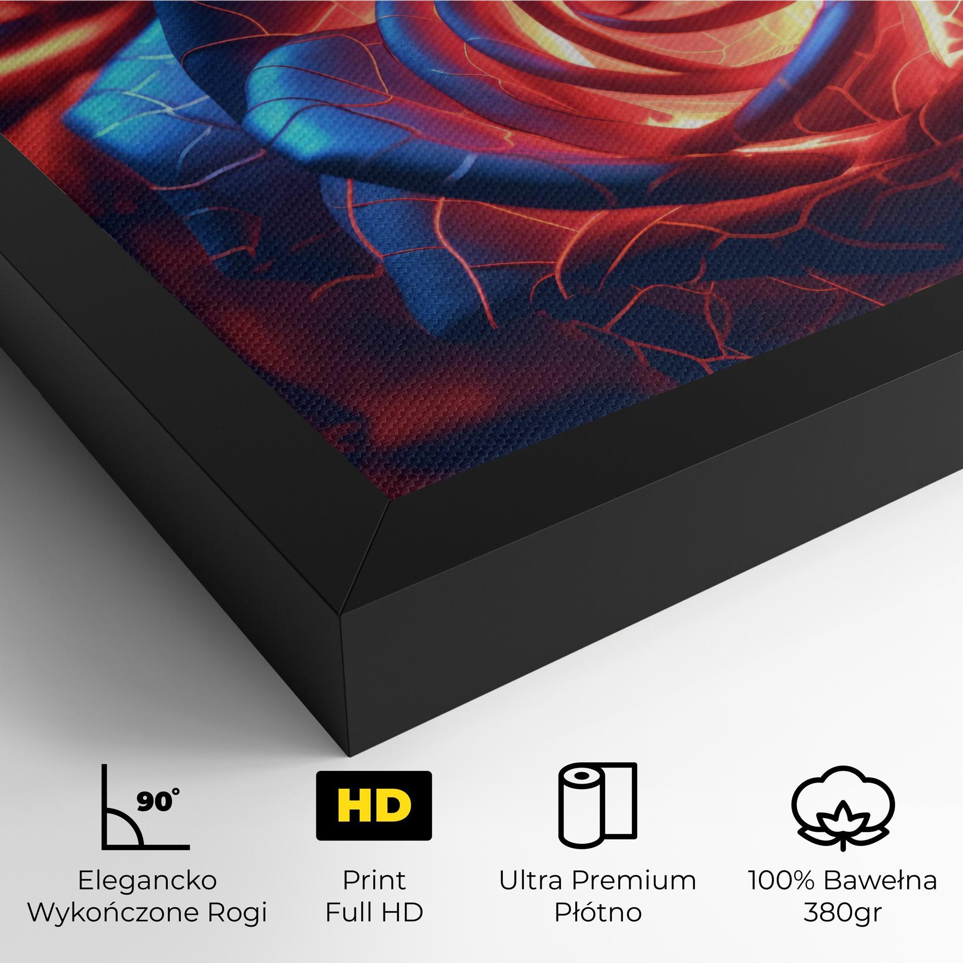 Obraz na Płótnie Glowing Roses mockup 4