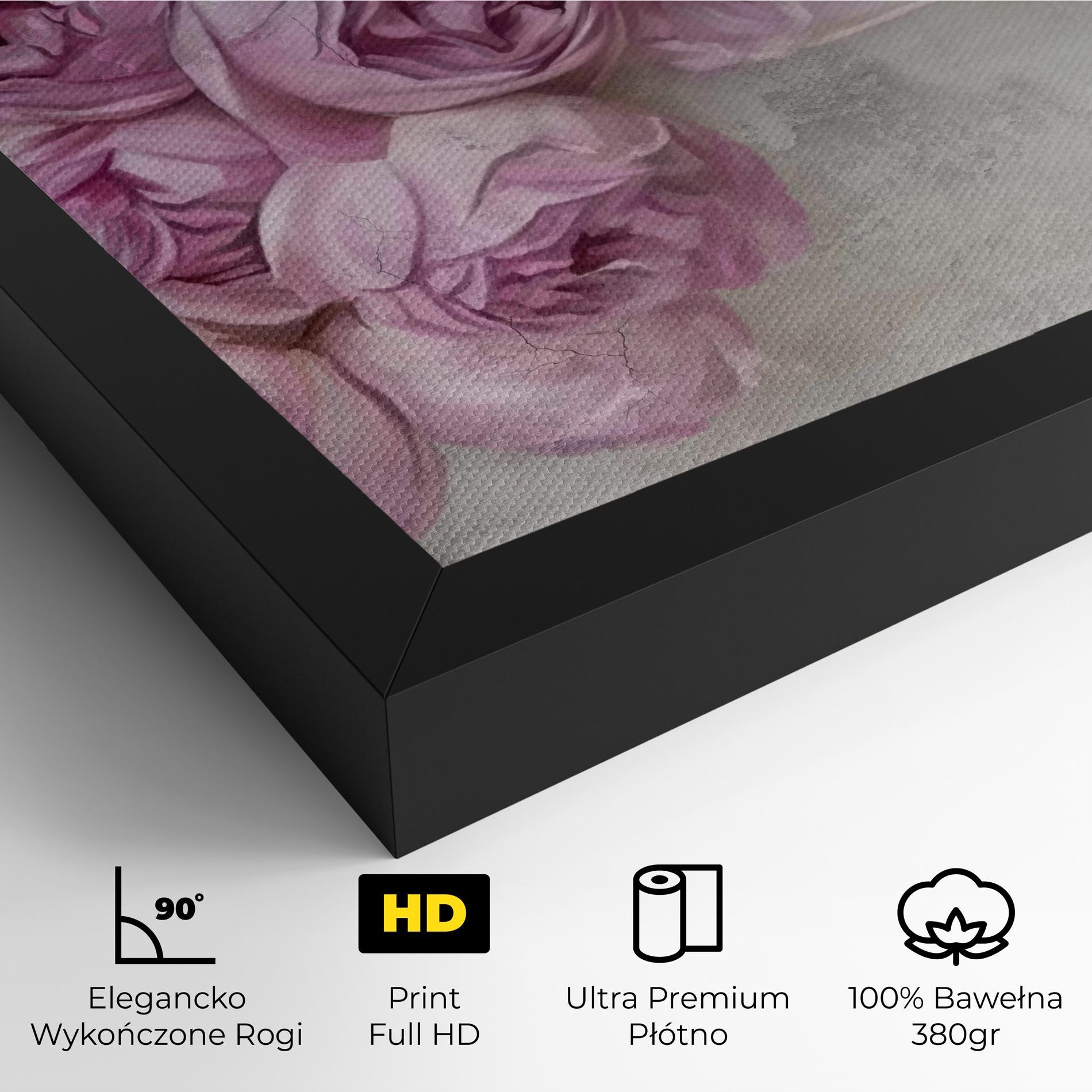 Obraz na Płótnie Trandafiri Colorati mockup 4