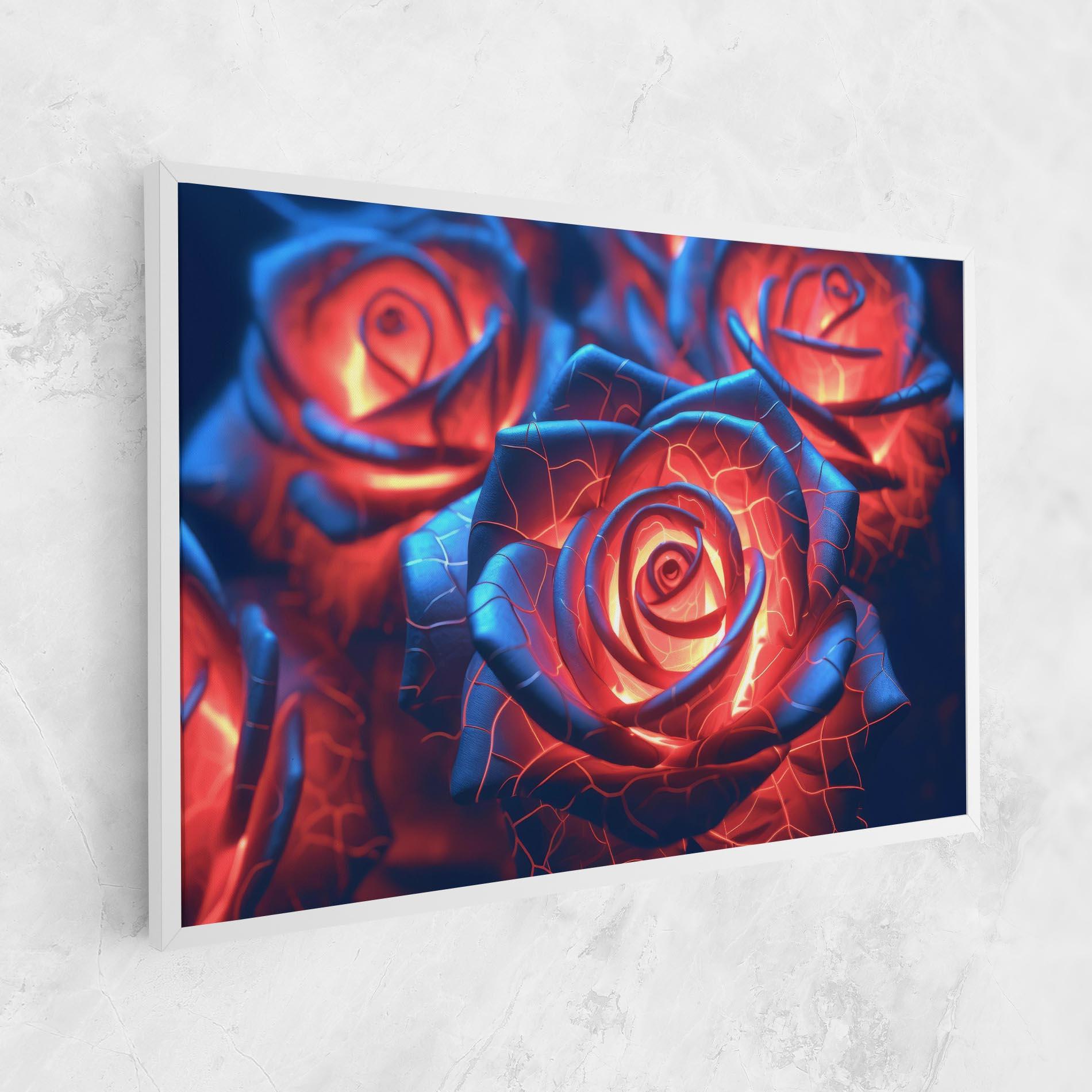 Obraz na Płótnie Glowing Roses mockup 1