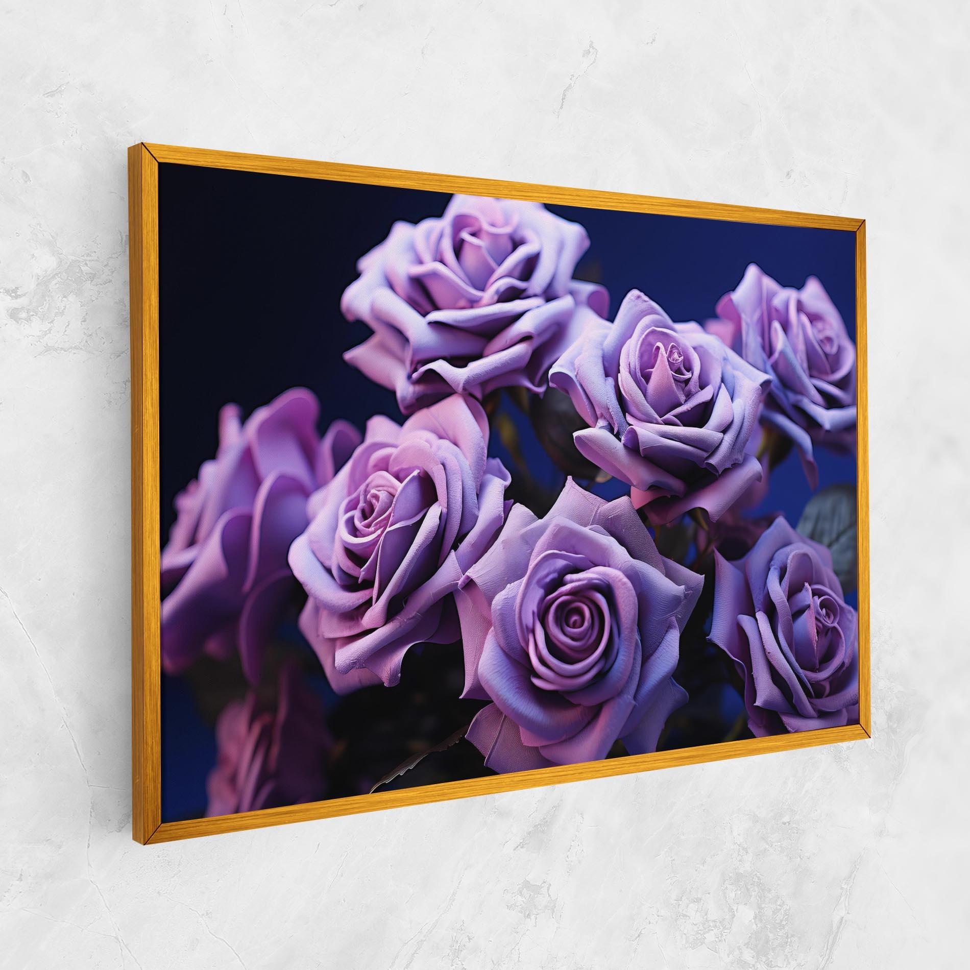 Obraz na Płótnie Pastel Purple Rose mockup 1