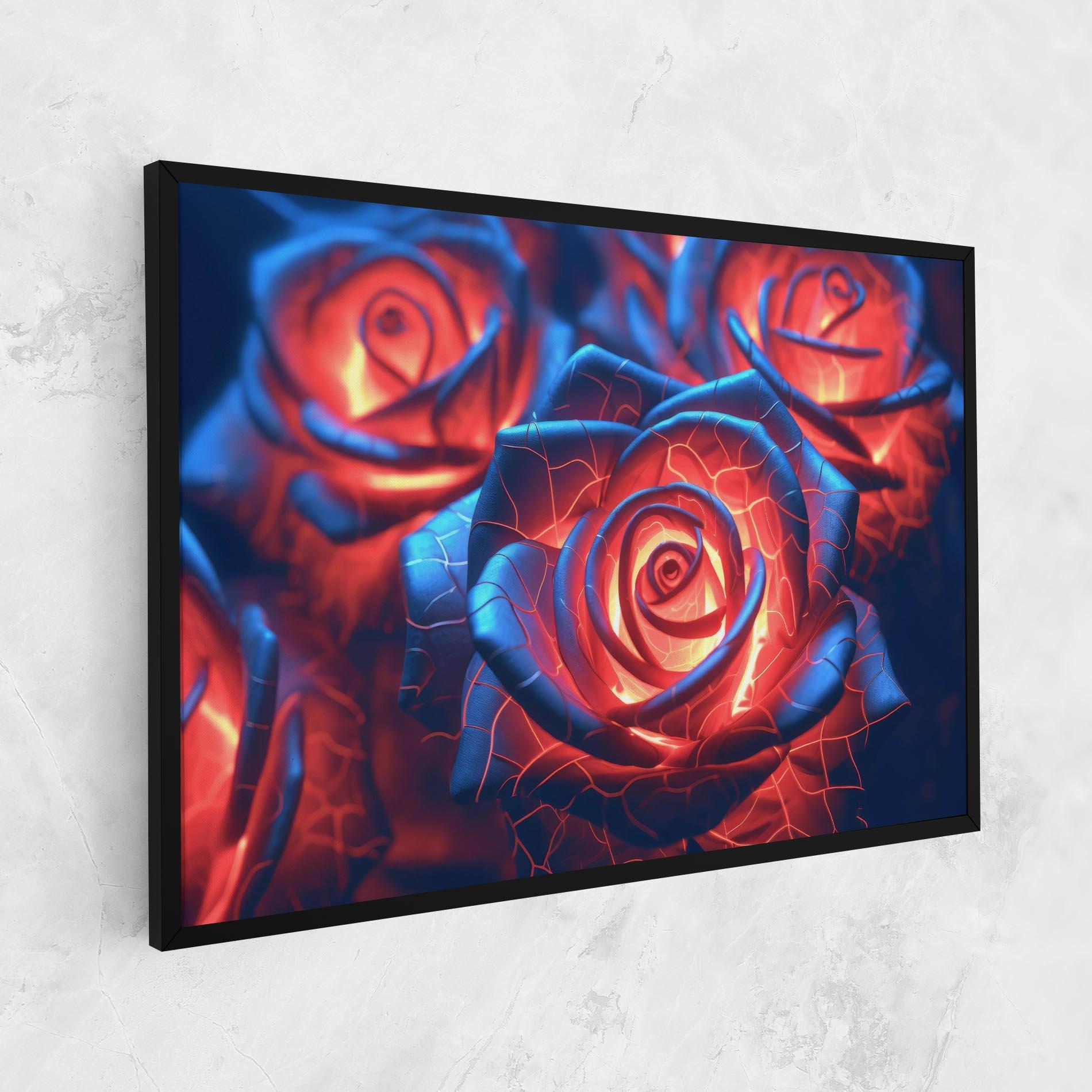 Obraz na Płótnie Glowing Roses mockup 1