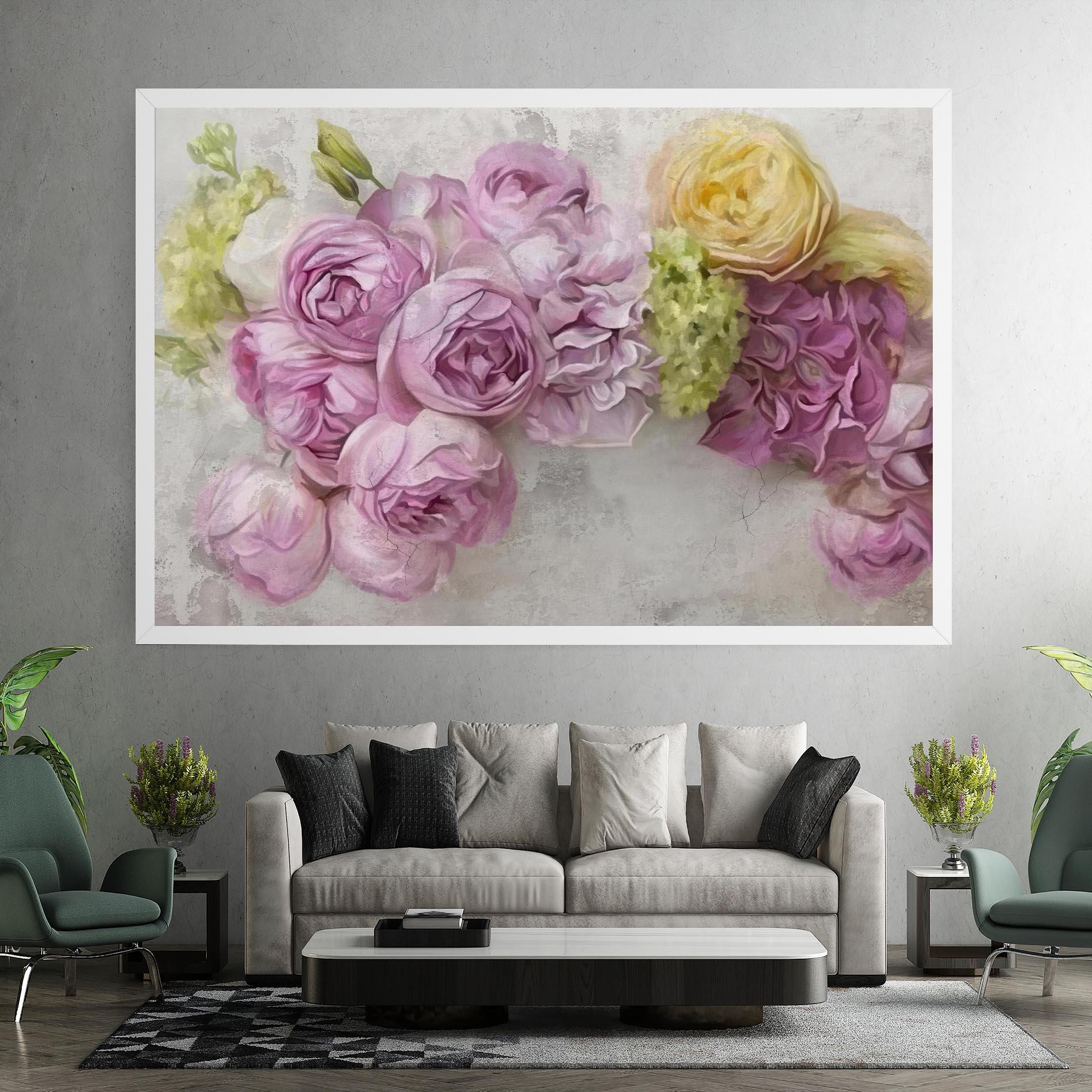 Obraz na Płótnie Trandafiri Colorati mockup 7