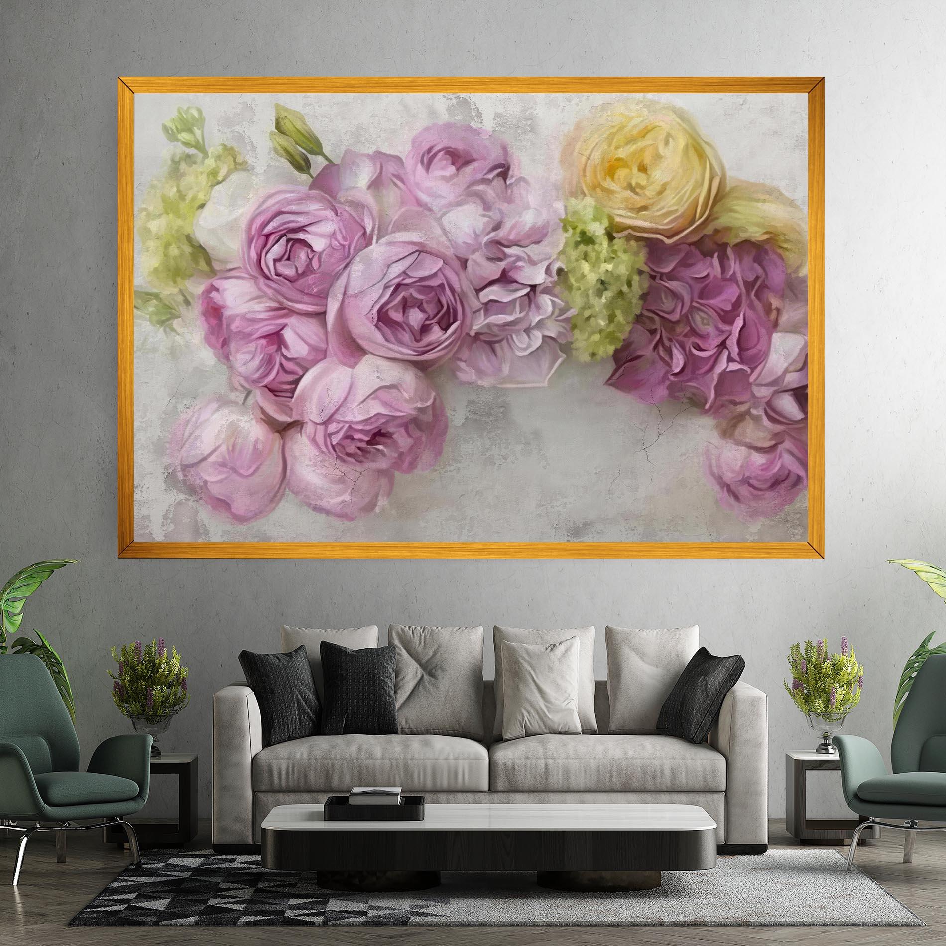 Obraz na Płótnie Trandafiri Colorati mockup 7