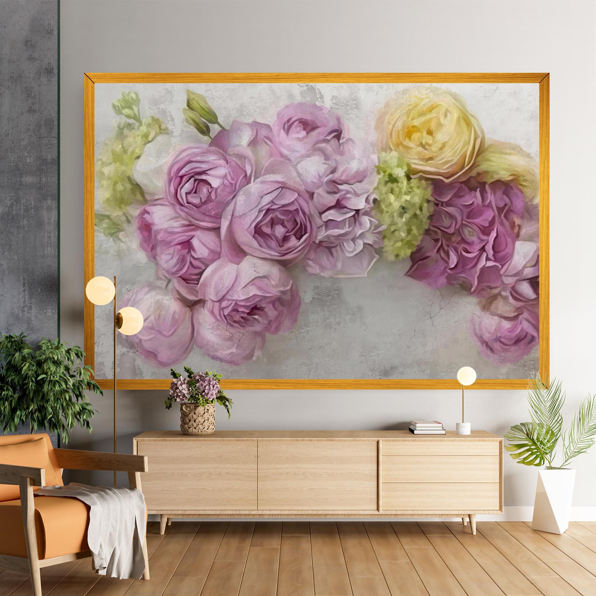 Obraz na Płótnie Trandafiri Colorati mockup 9