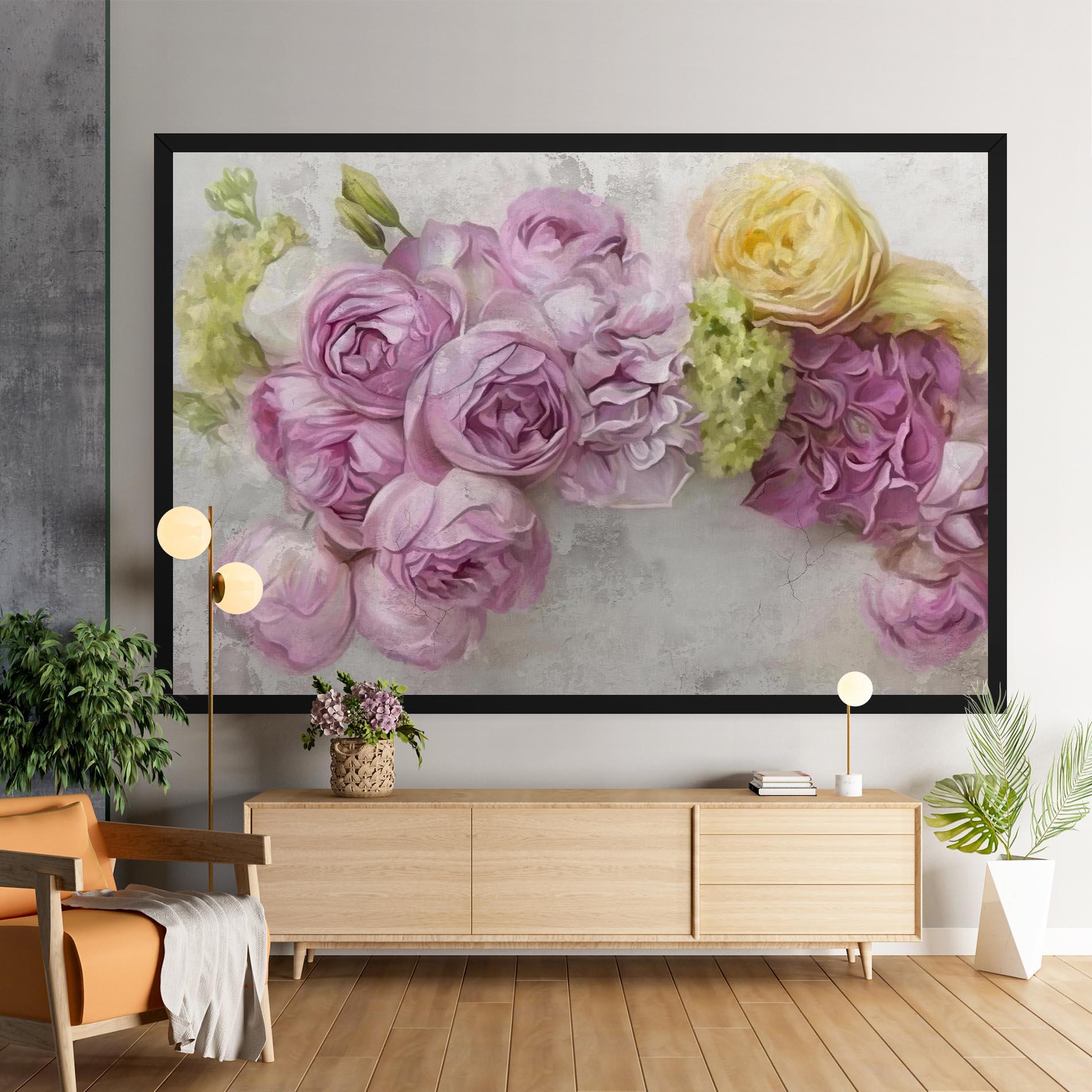 Obraz na Płótnie Trandafiri Colorati mockup 9