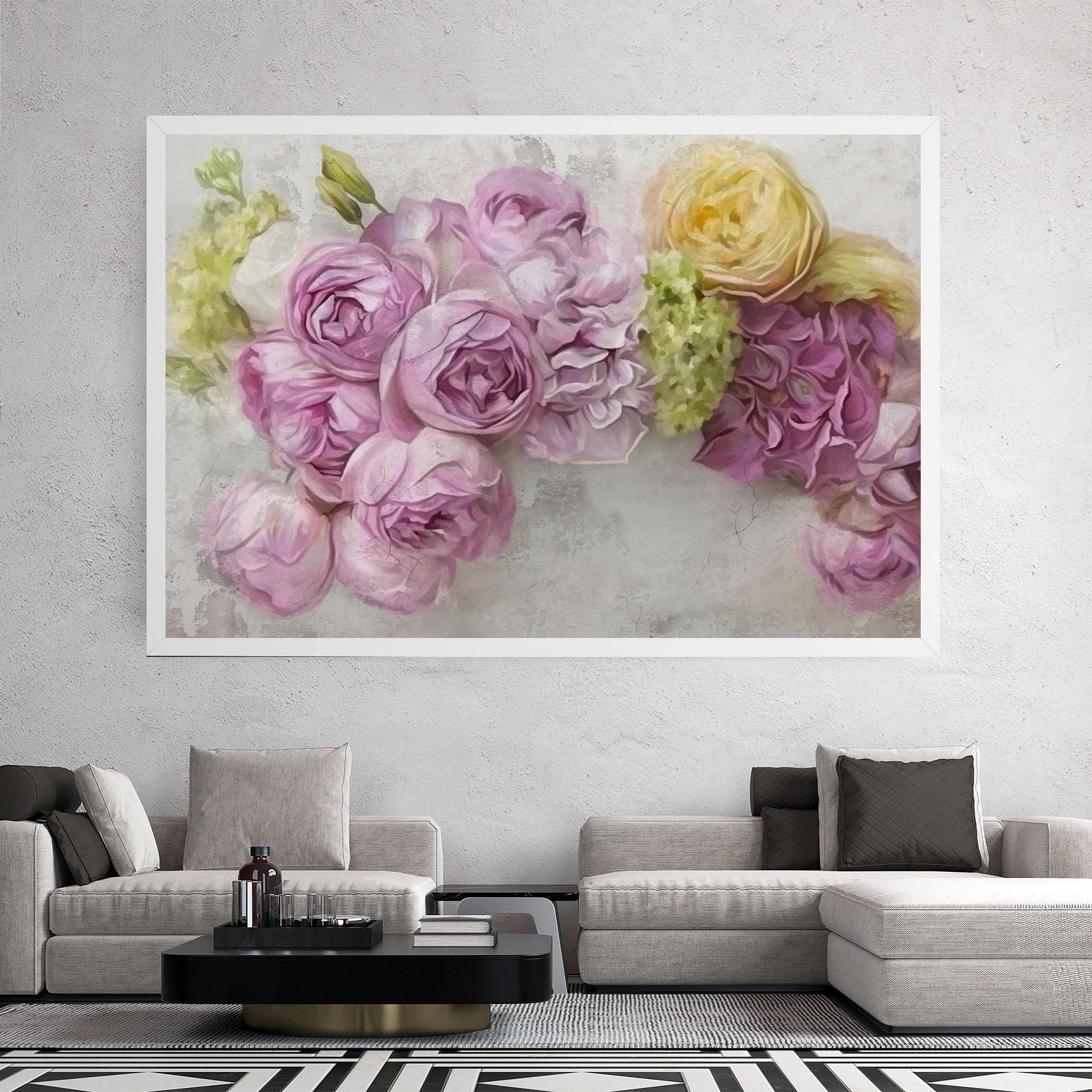 Obraz na Płótnie Trandafiri Colorati mockup 2