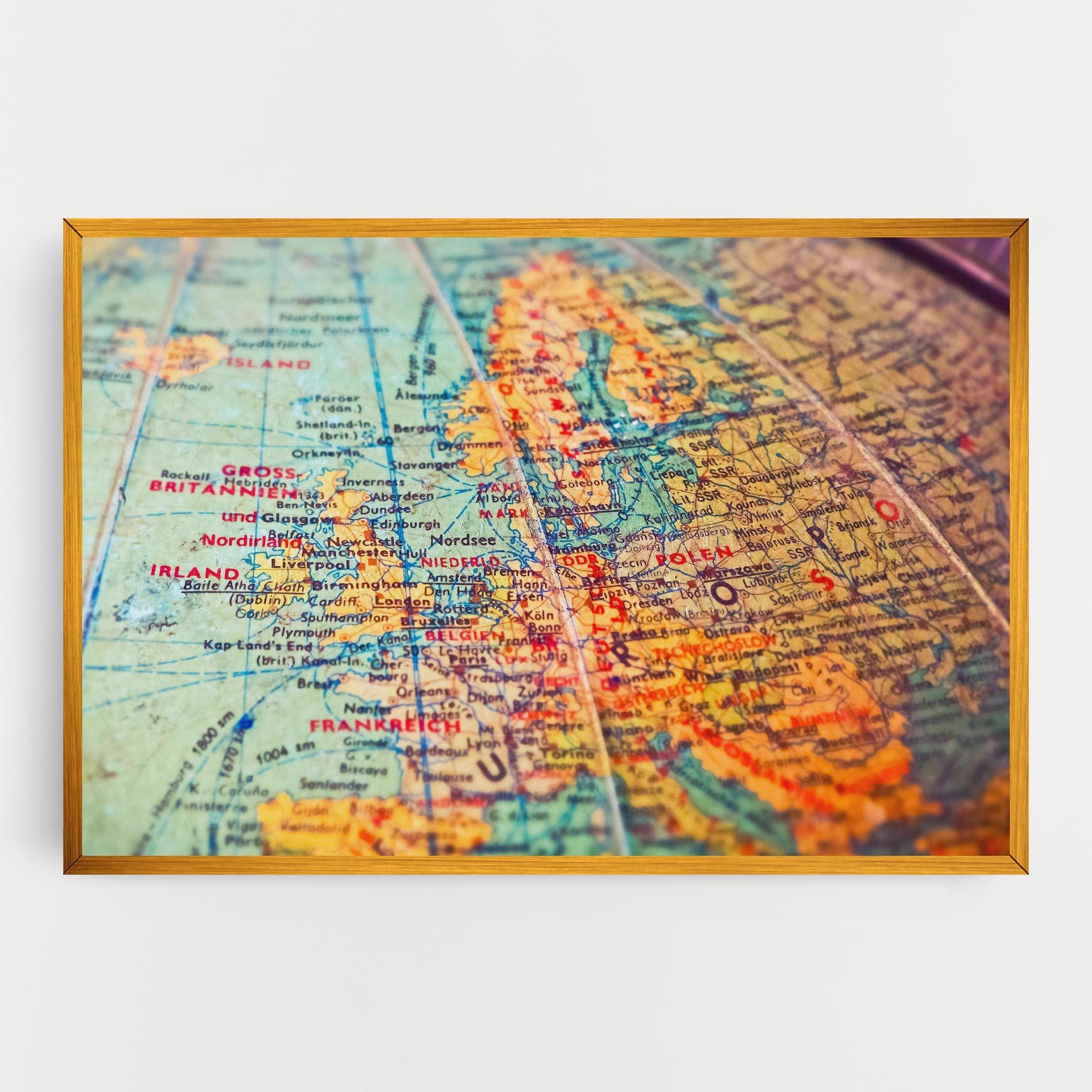 Obraz na Płótnie Globe mockup 0