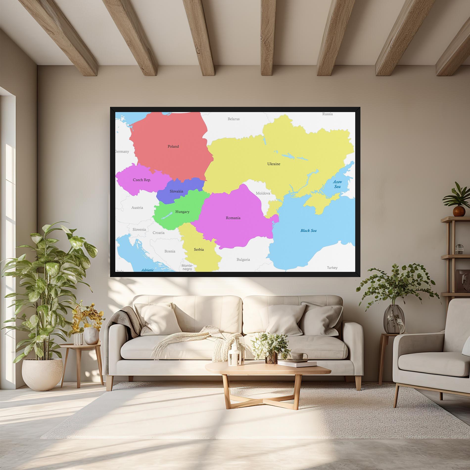 Obraz na Płótnie Black Sea mockup 6