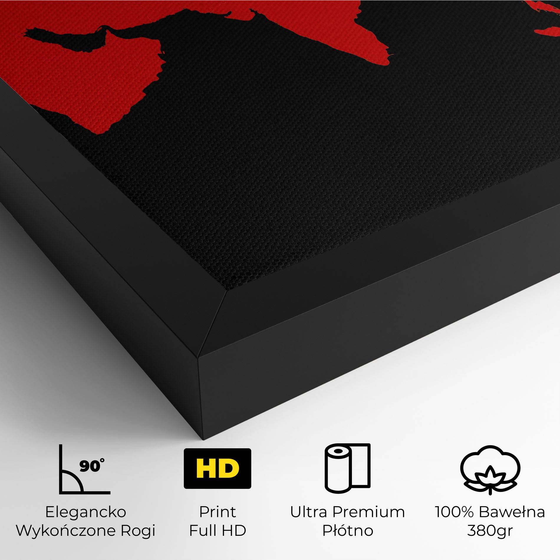 Obraz na Płótnie Asia Map mockup 4