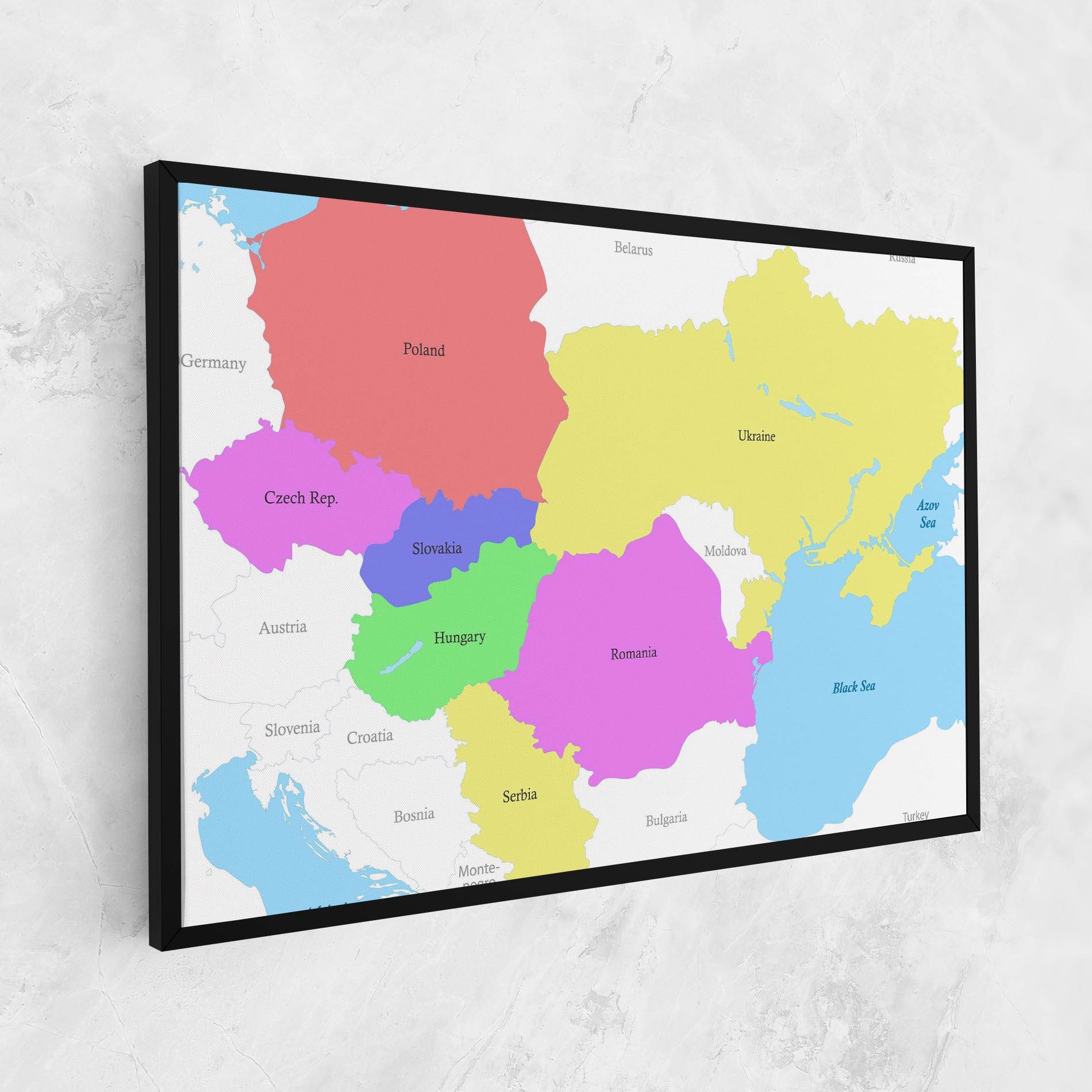 Obraz na Płótnie Black Sea mockup 1