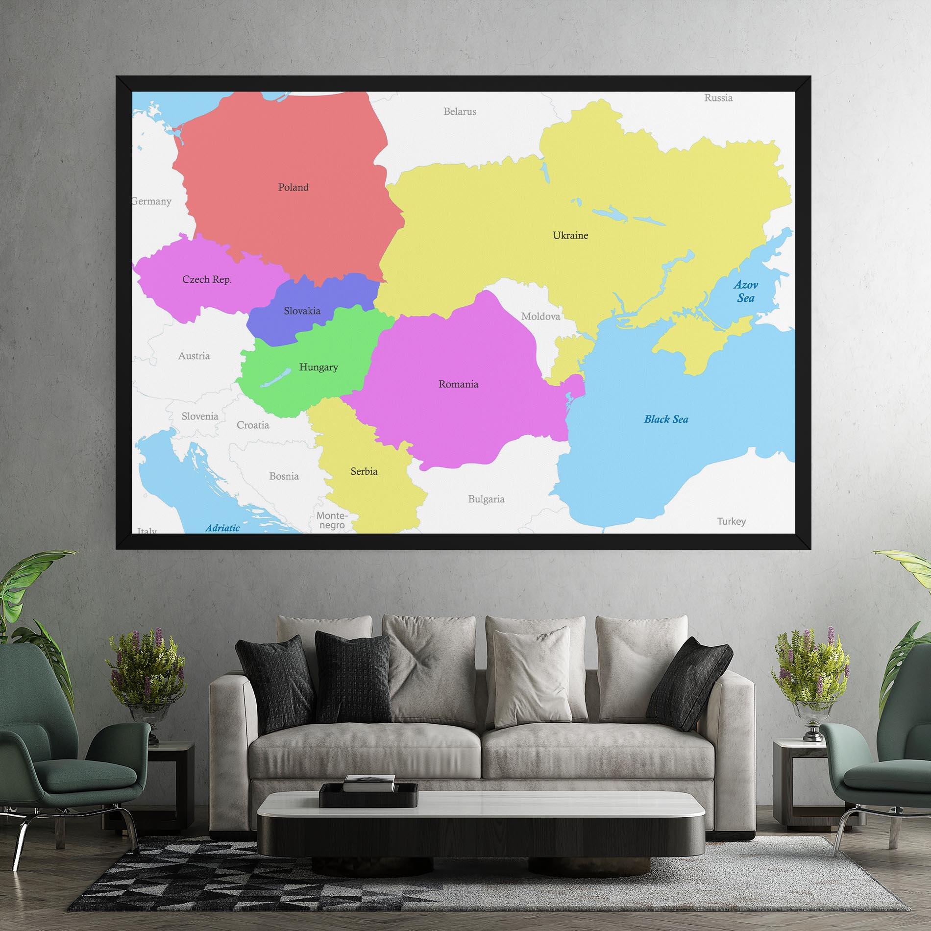 Obraz na Płótnie Black Sea mockup 7