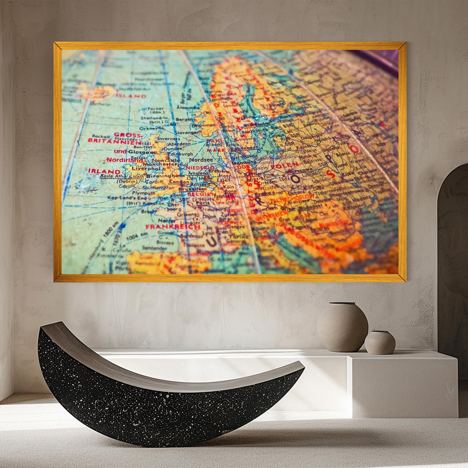 Obraz na Płótnie Globe mockup 8