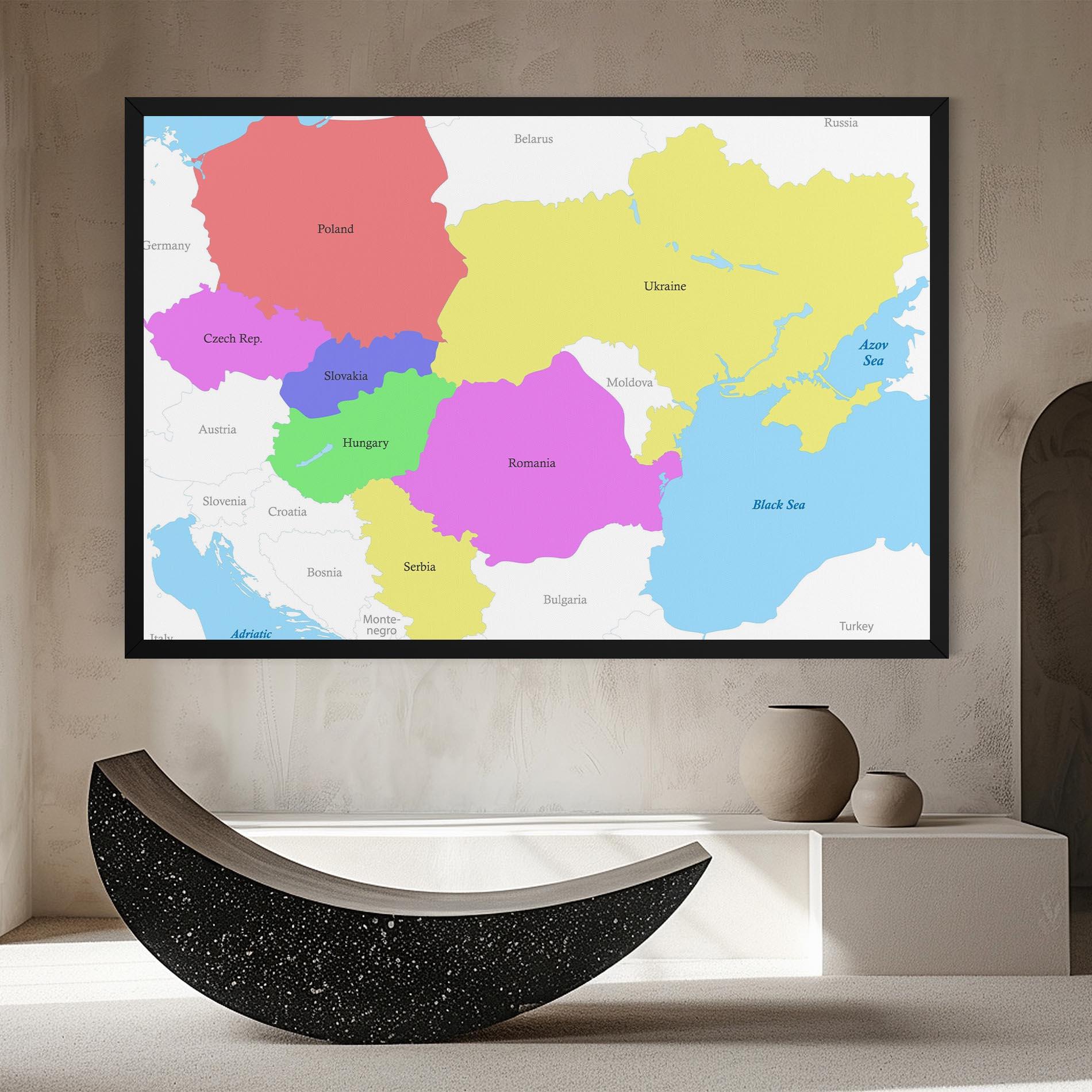 Obraz na Płótnie Black Sea mockup 8