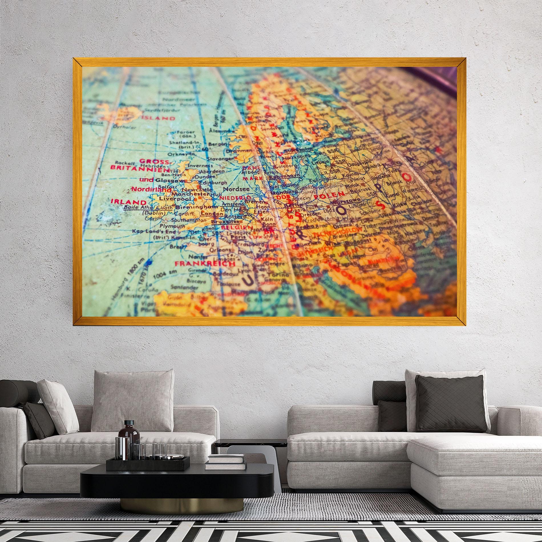 Obraz na Płótnie Globe mockup 2