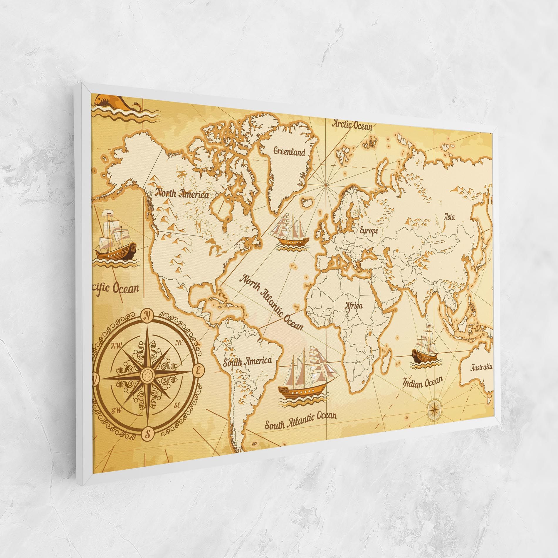 Gold Old Map mockup 1