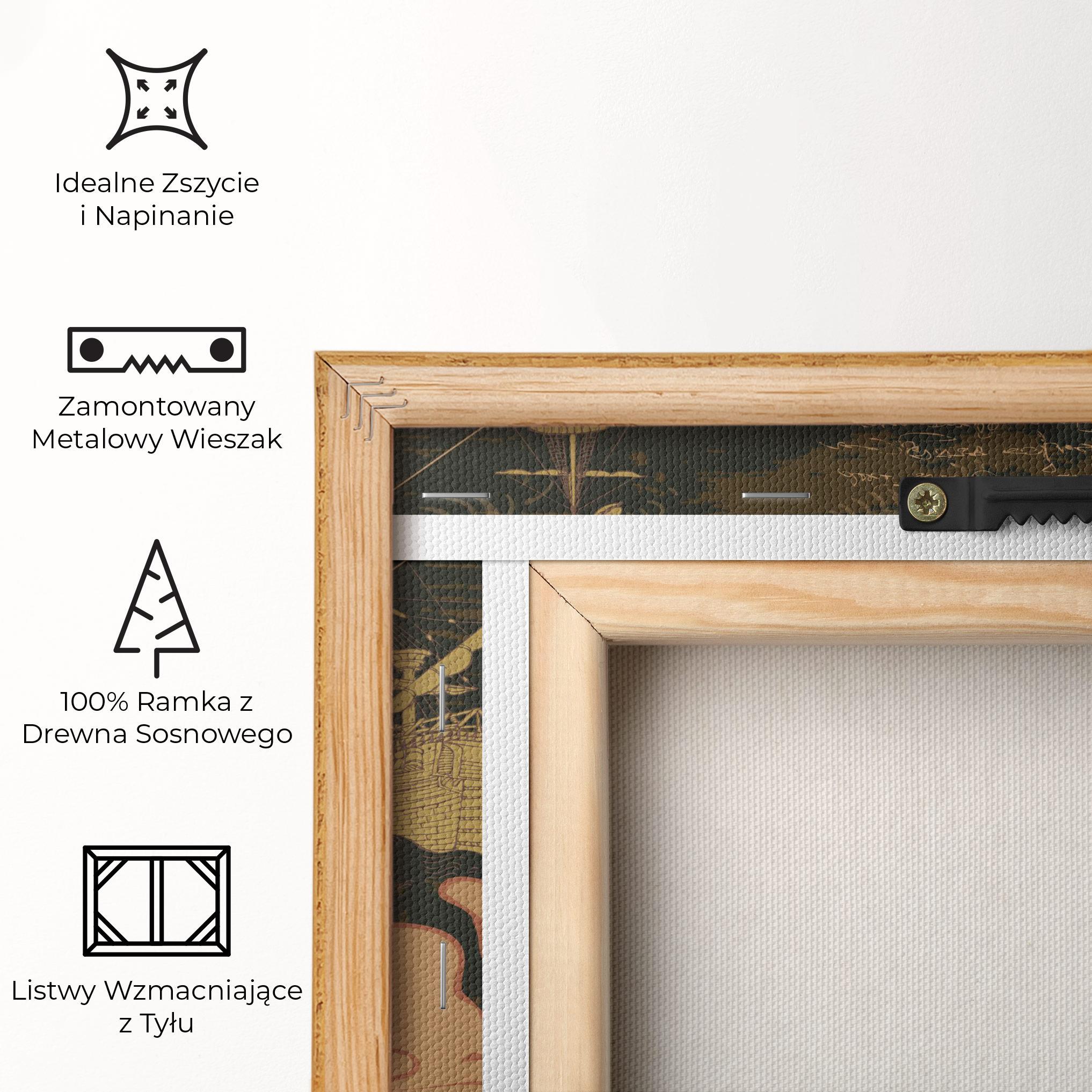 Obraz na Płótnie Cool Old Map mockup 5