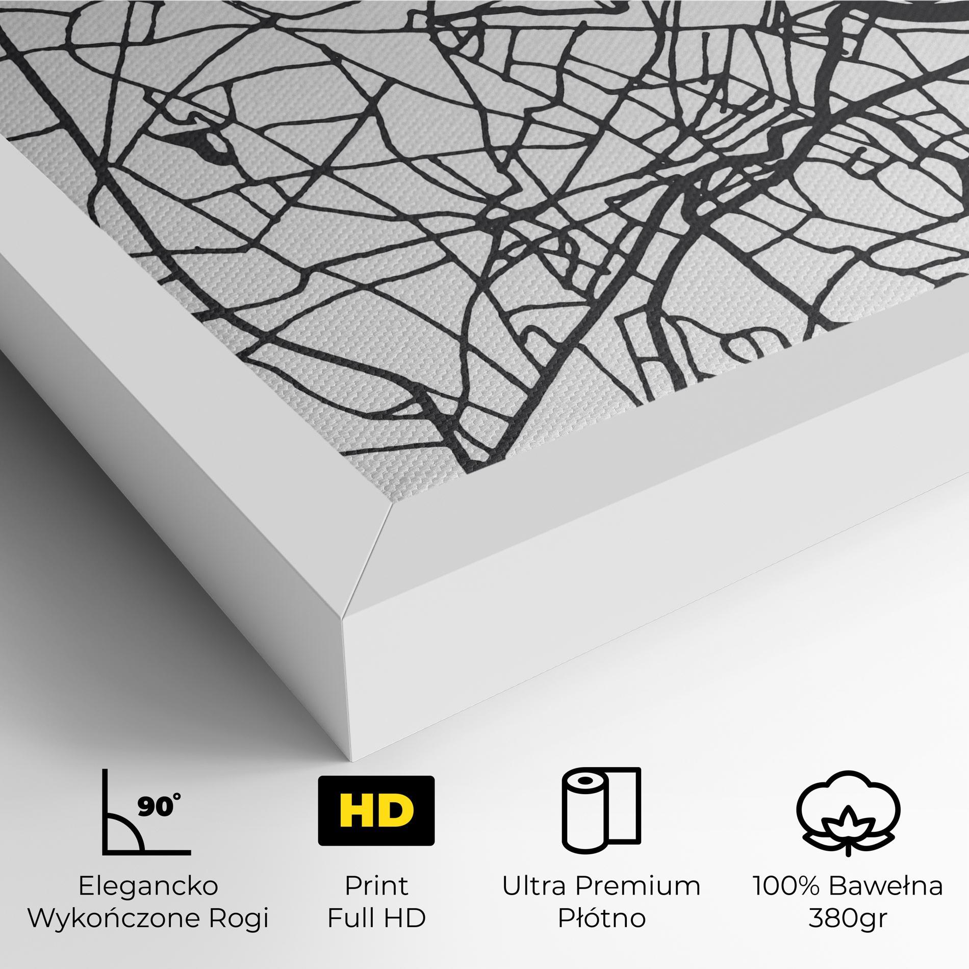 Obraz na Płótnie Ho Chi Minh Map mockup 4