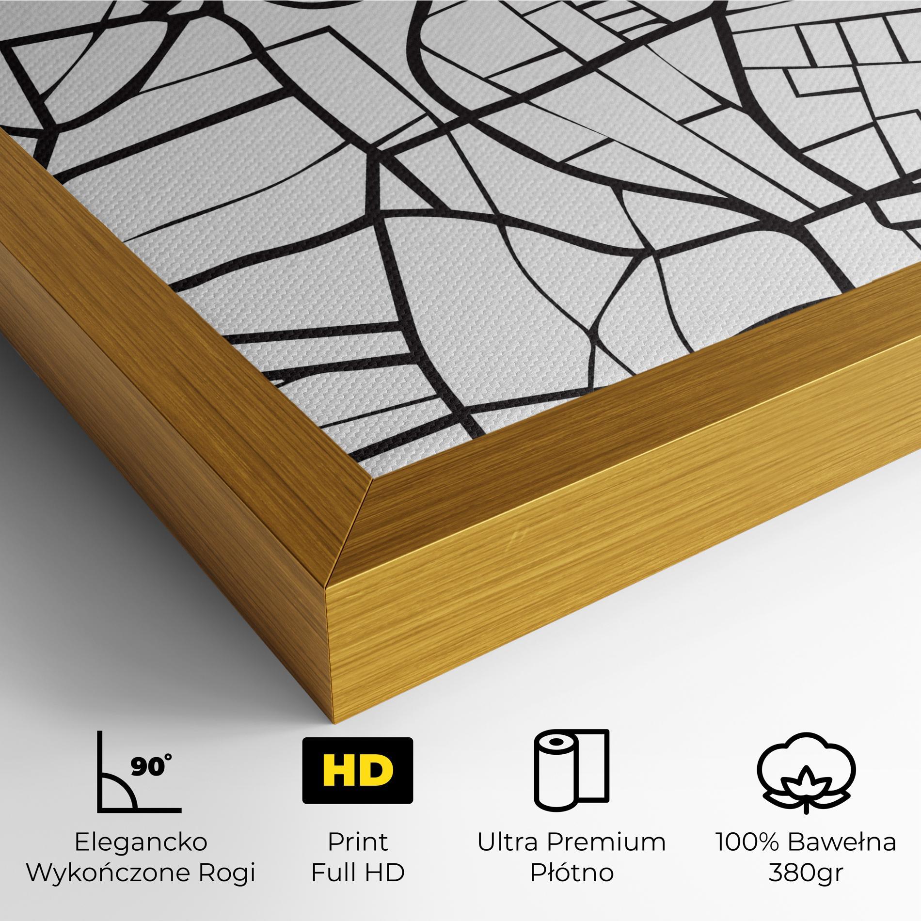 Obraz na Płótnie Berlin Map mockup 4