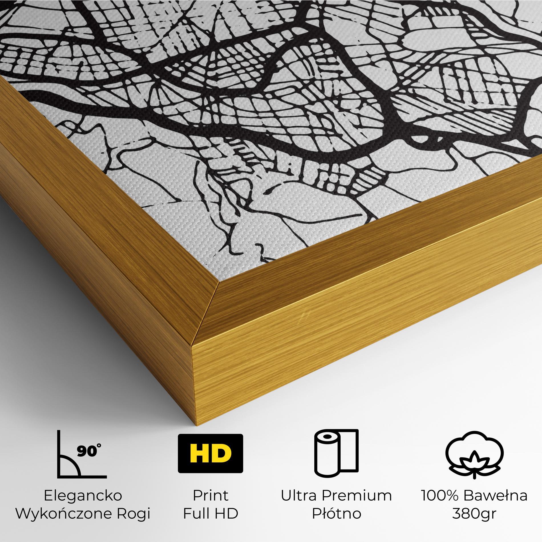 Obraz na Płótnie Bilbao Map mockup 4