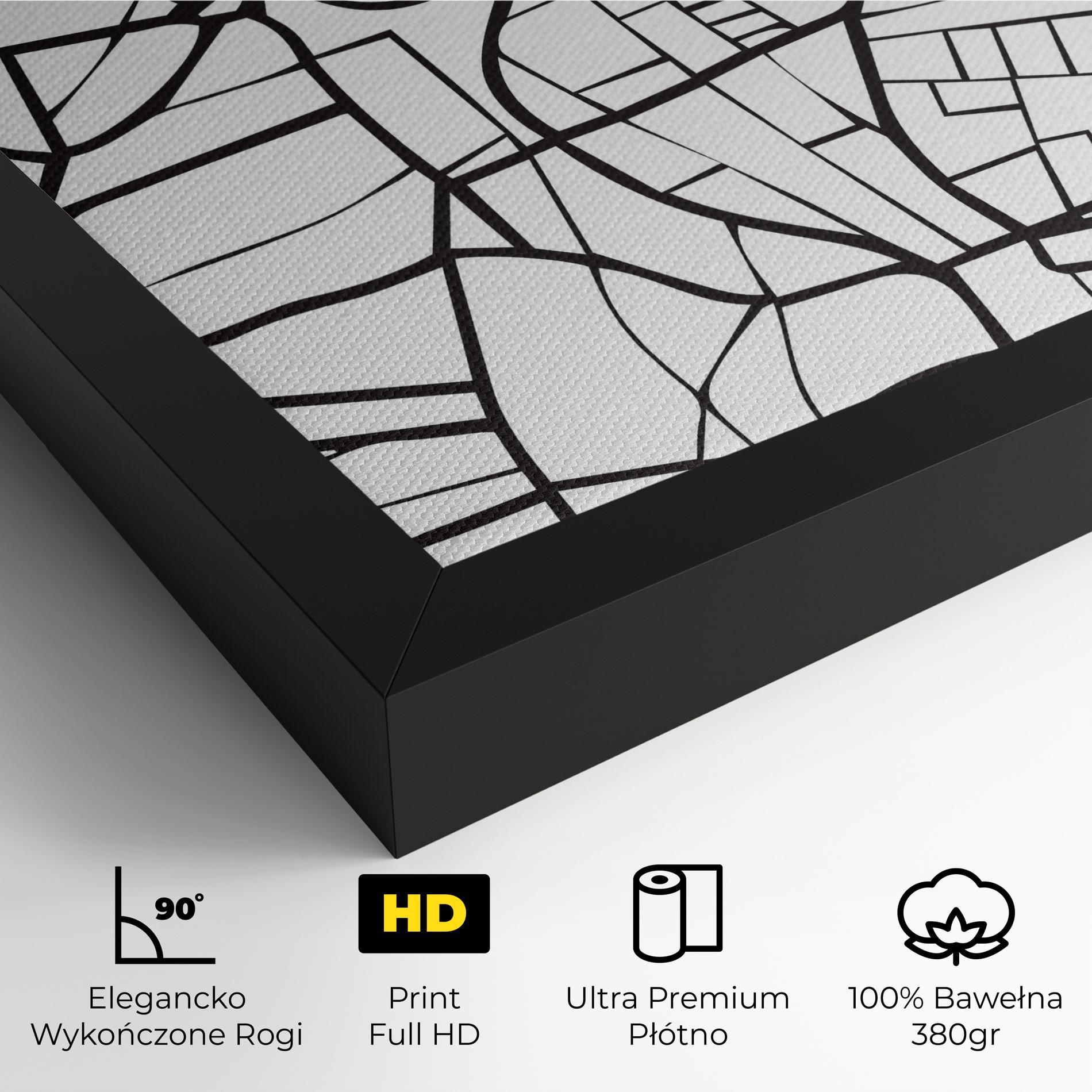 Obraz na Płótnie Berlin Map mockup 4