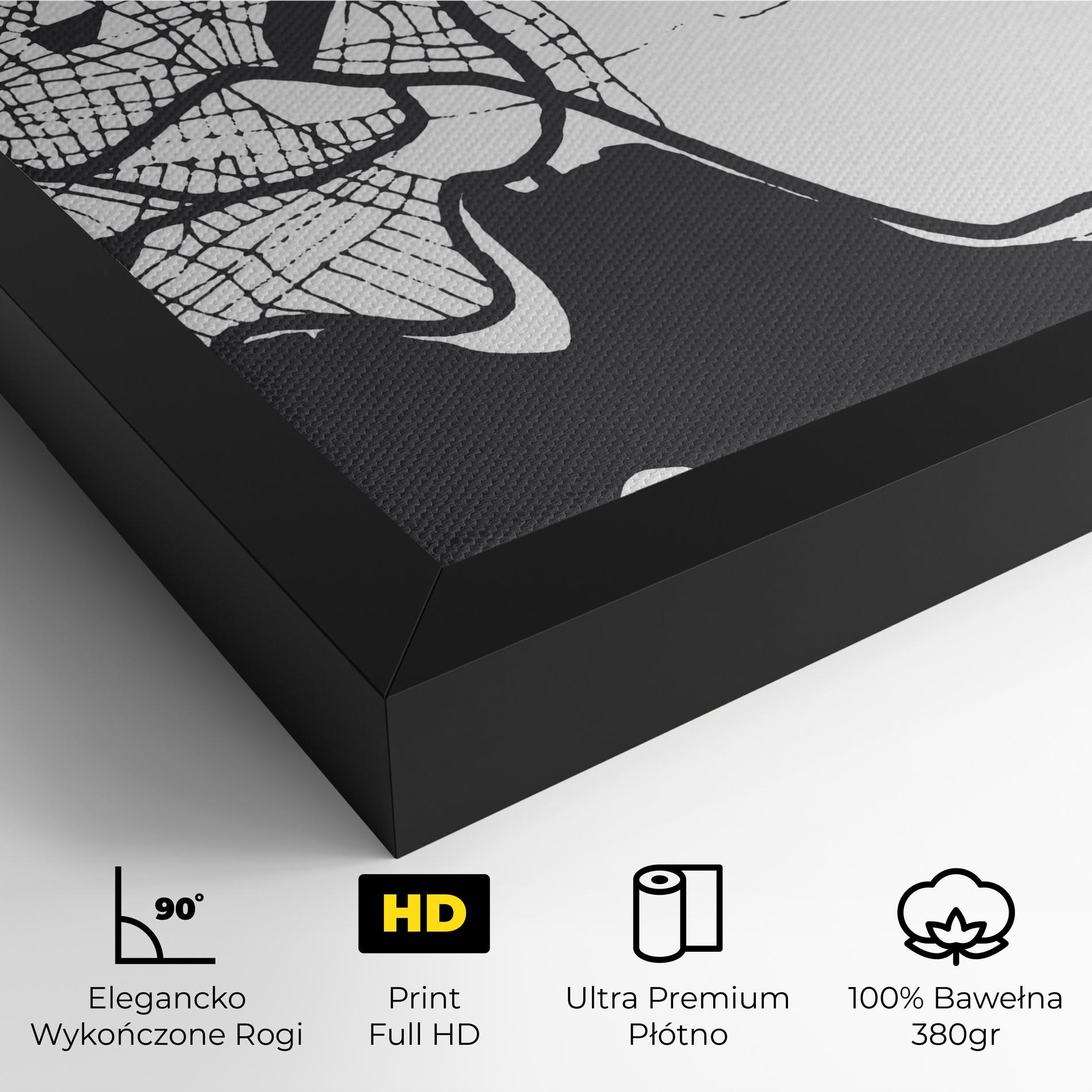 Obraz na Płótnie Chalcis Map mockup 4