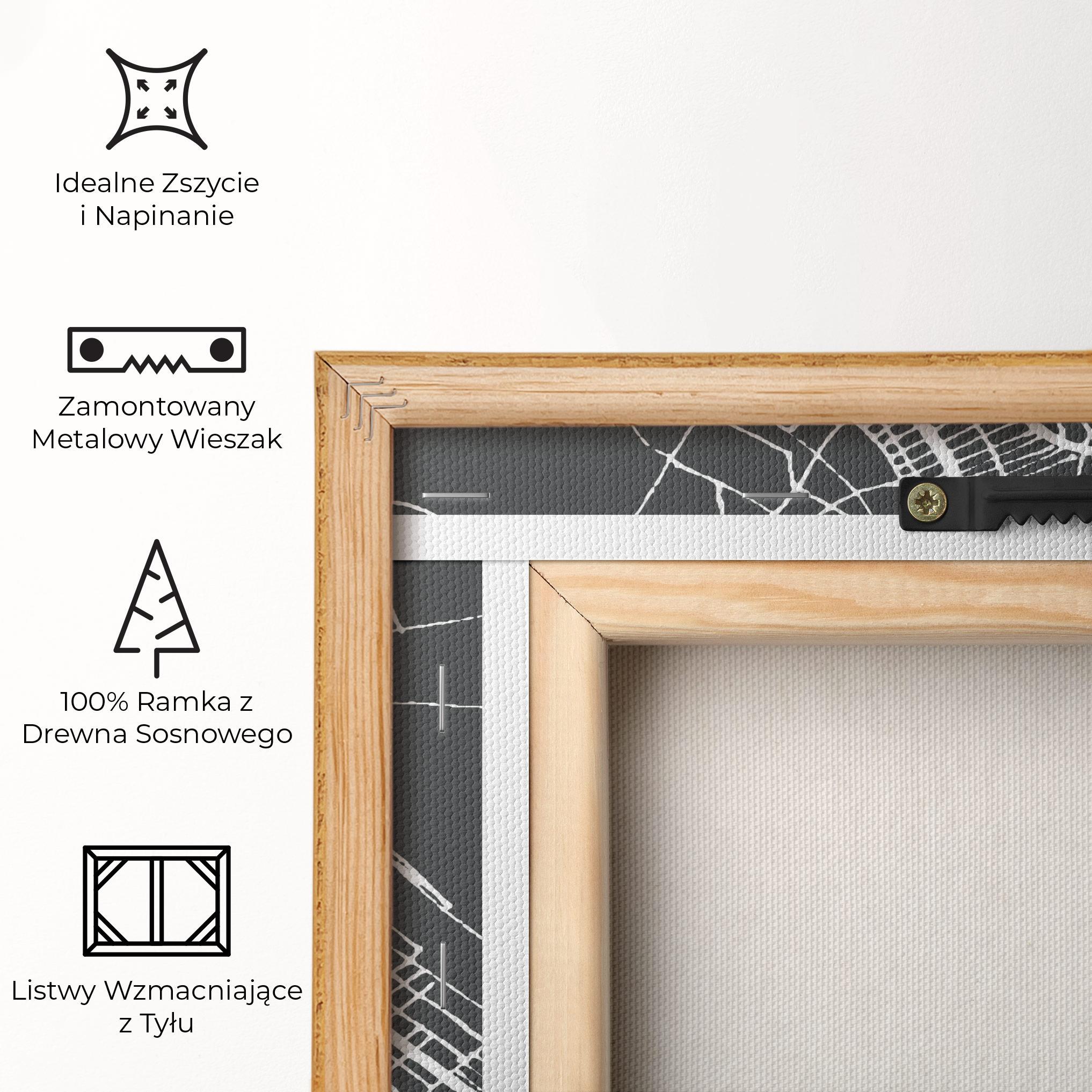 Obraz na Płótnie Bangui Map mockup 5