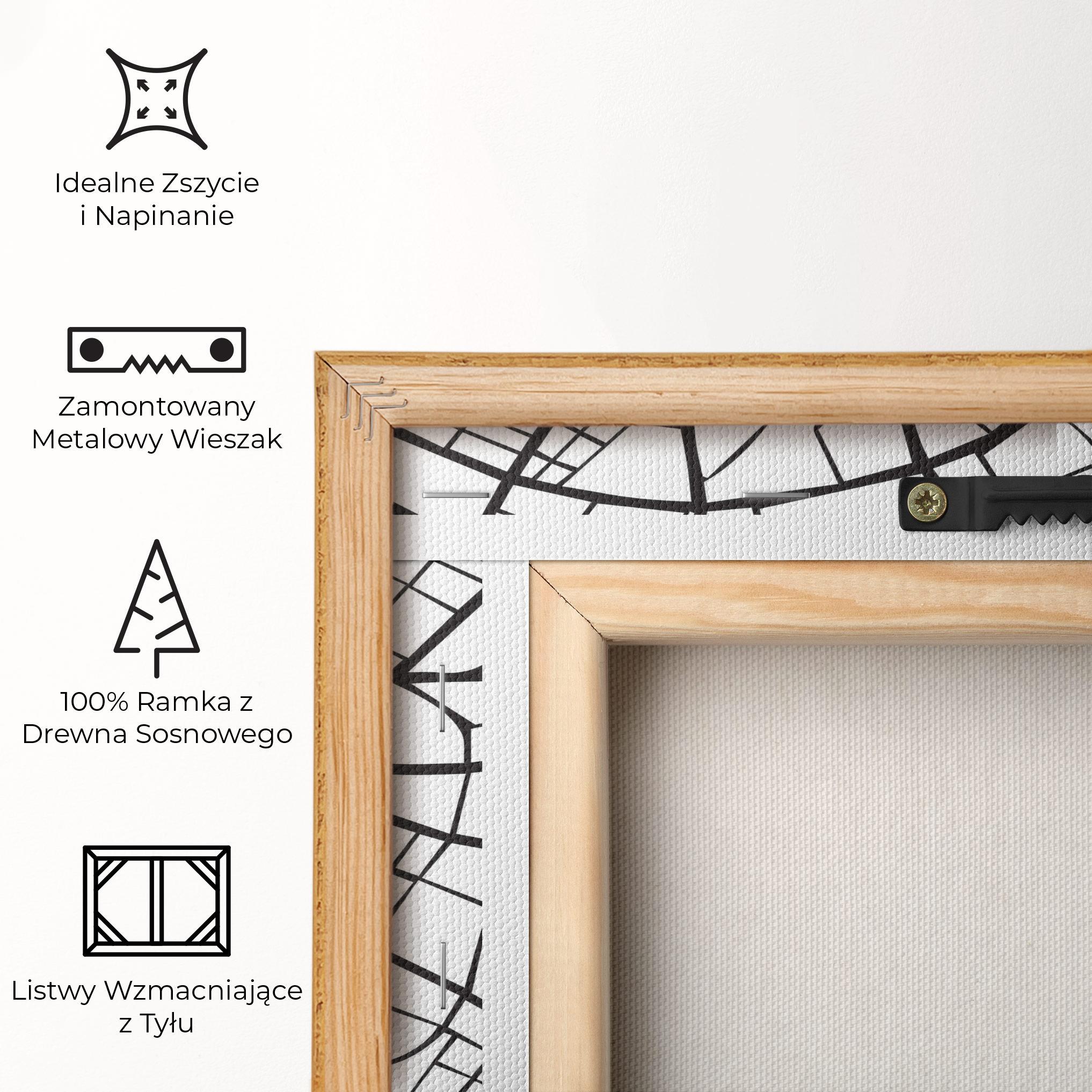 Obraz na Płótnie Berlin Map mockup 5