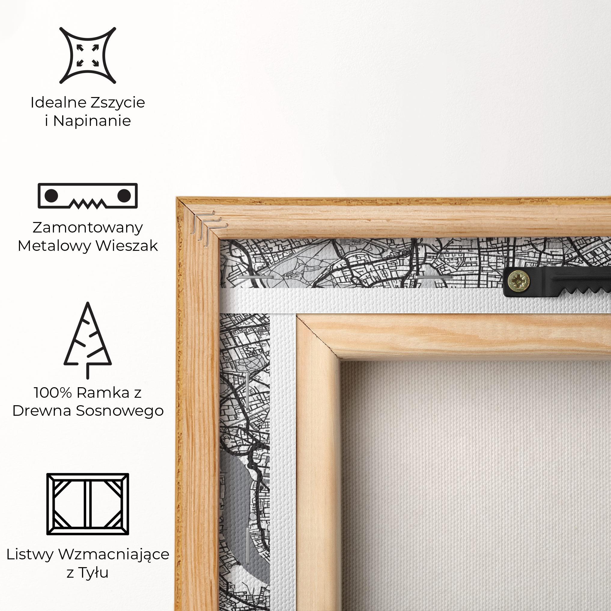 Obraz na Płótnie City Map mockup 5