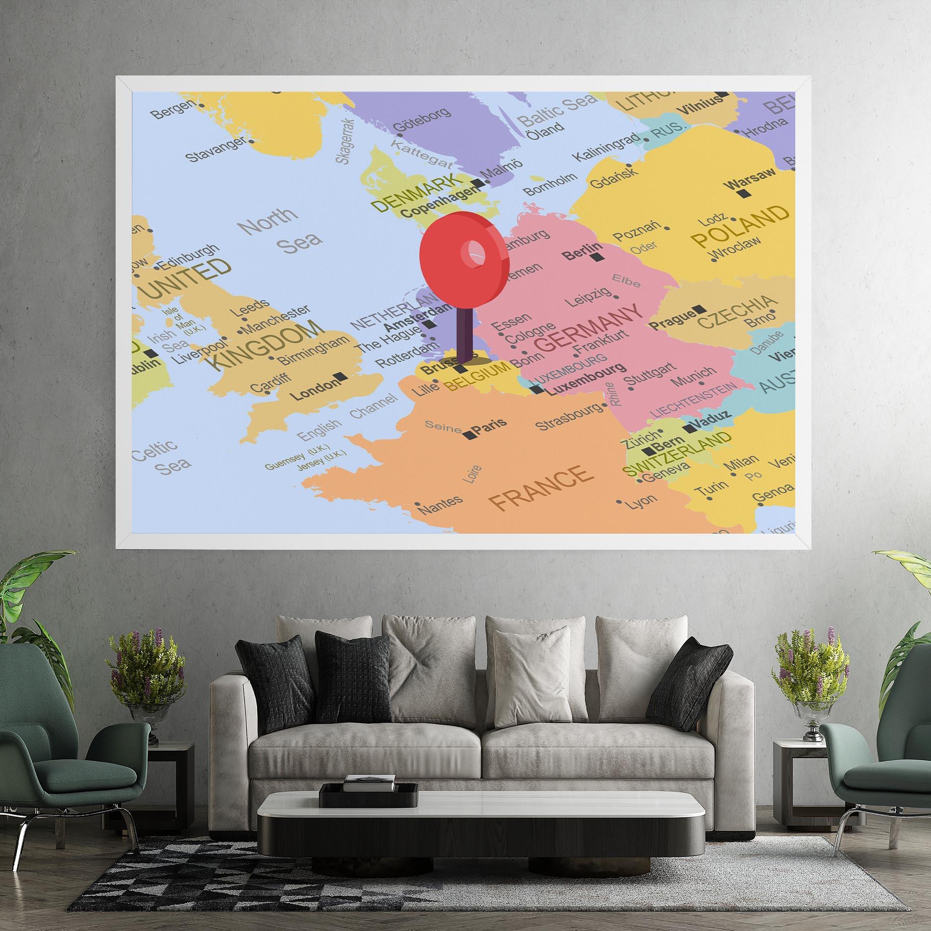 Obraz na Płótnie Belgium Close Up mockup 7