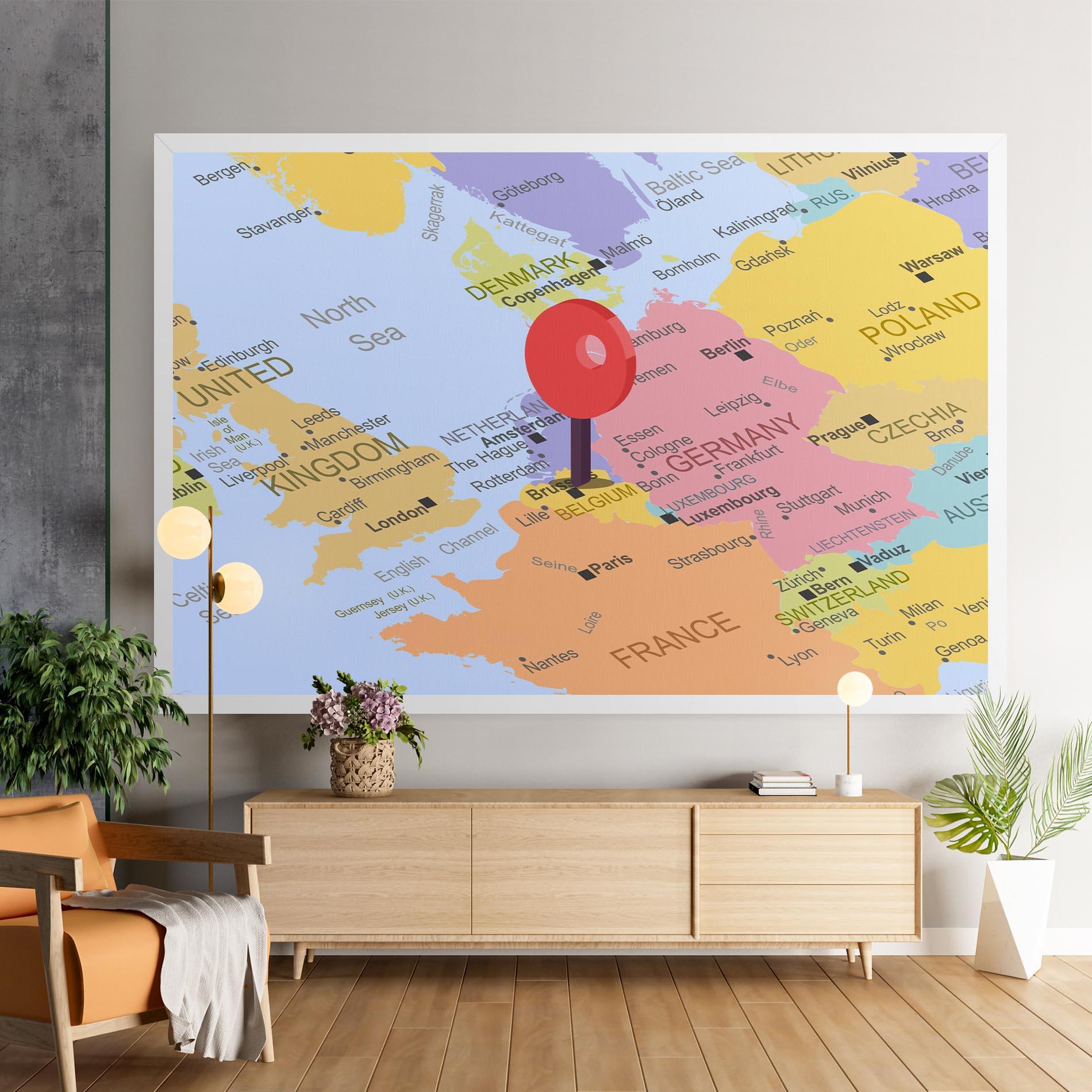 Obraz na Płótnie Belgium Close Up mockup 9