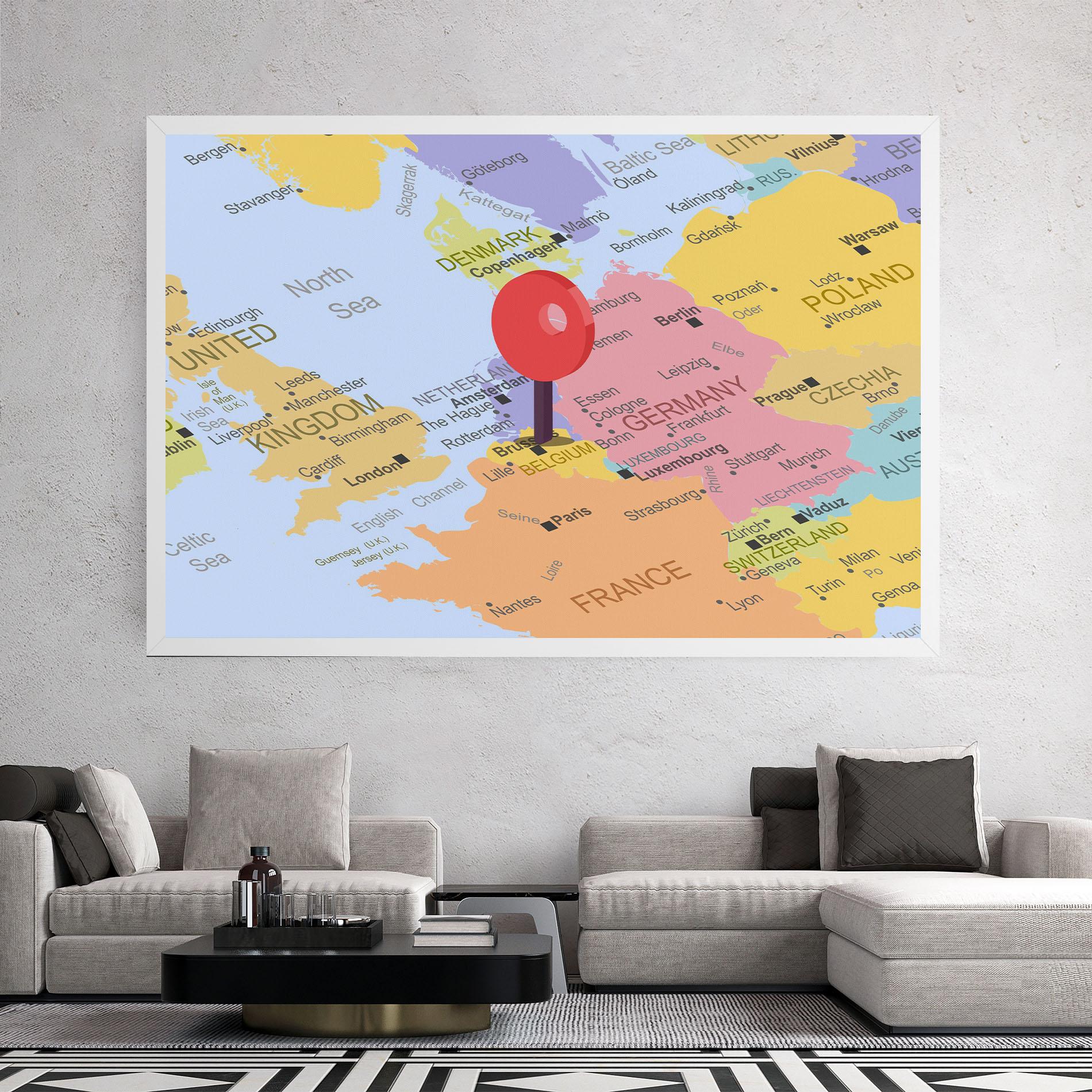 Obraz na Płótnie Belgium Close Up mockup 2