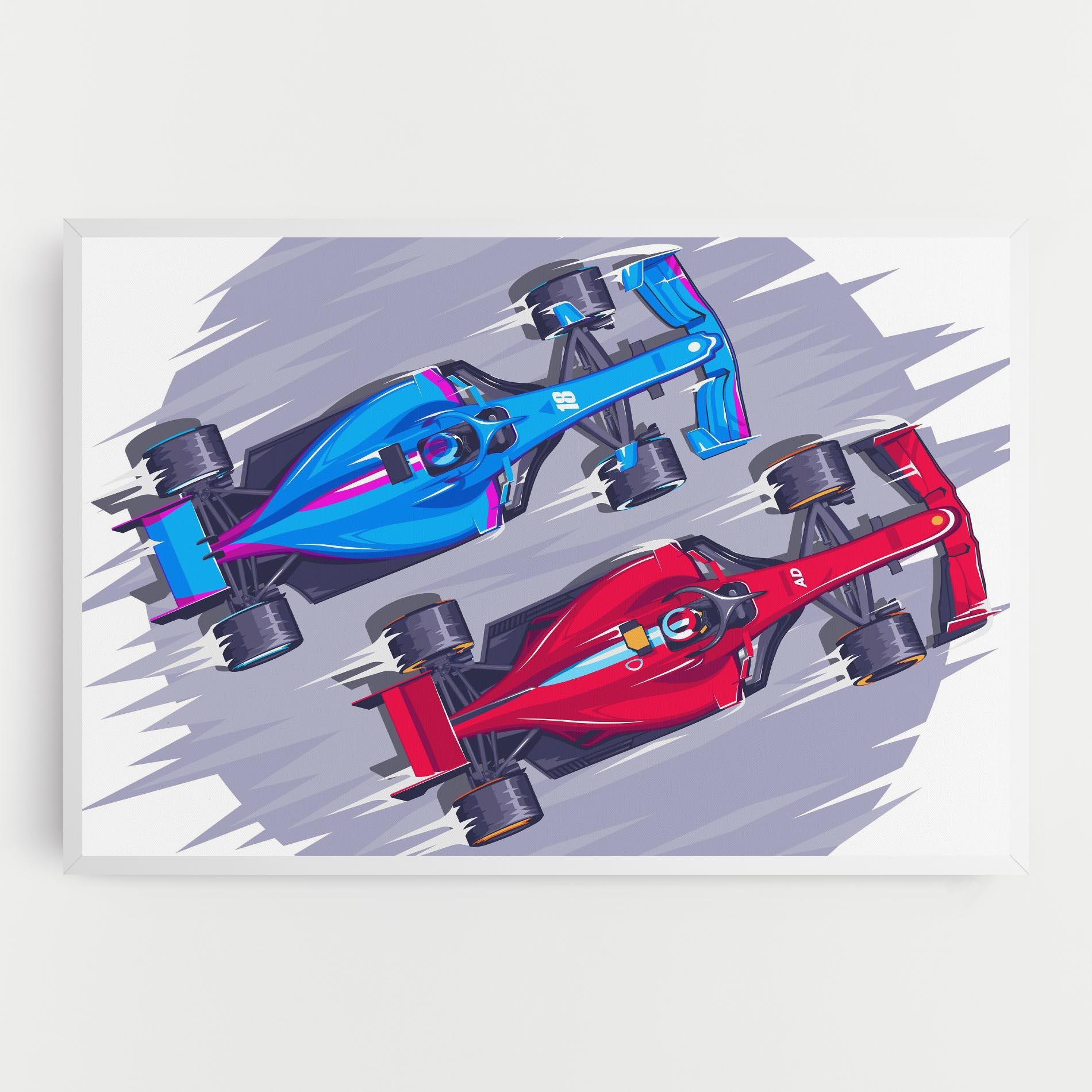 Obraz na Płótnie Bolides mockup 0
