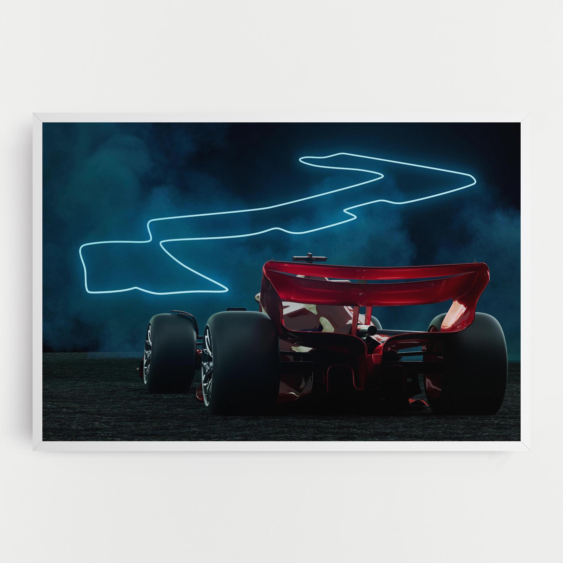 Obraz na Płótnie Race Car F1 mockup 0