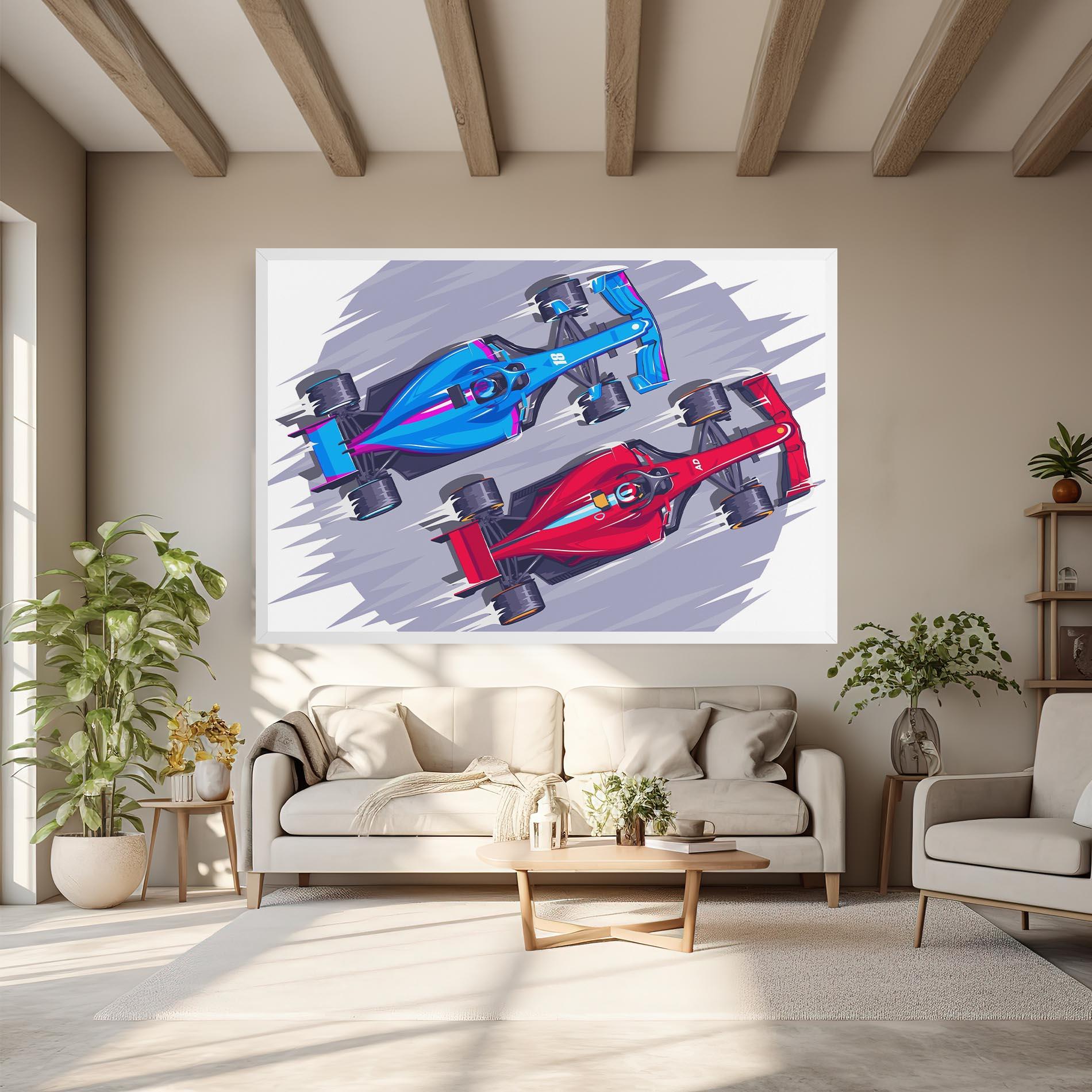 Obraz na Płótnie Bolides mockup 6