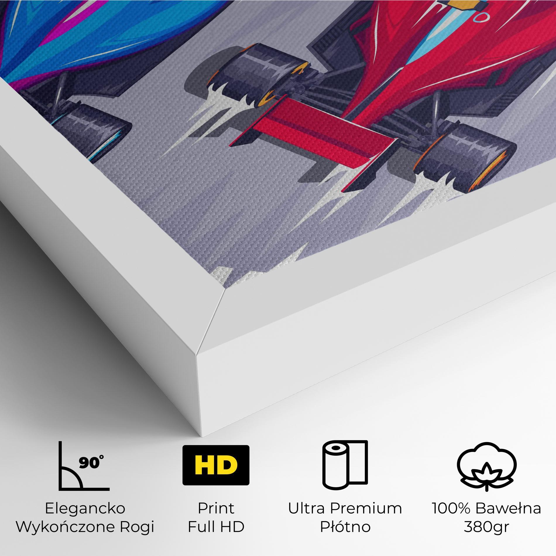 Obraz na Płótnie Bolides mockup 4