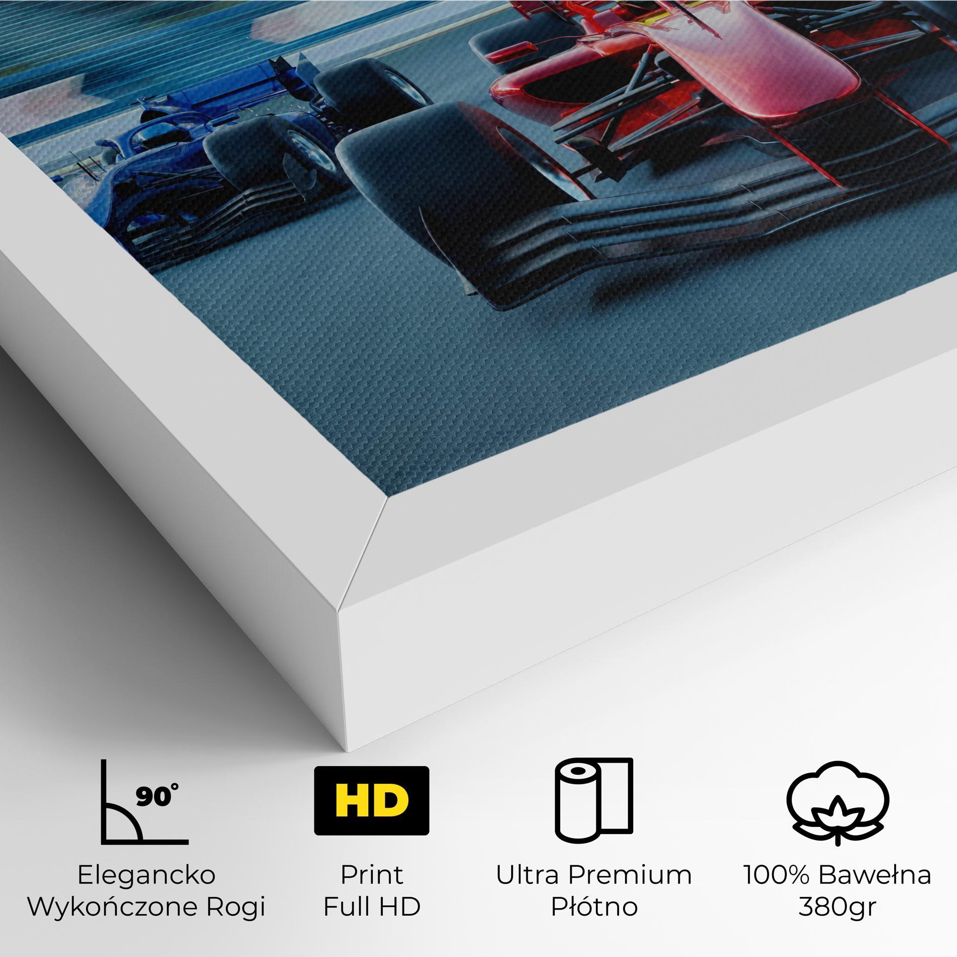 Obraz na Płótnie F1 Racing mockup 4