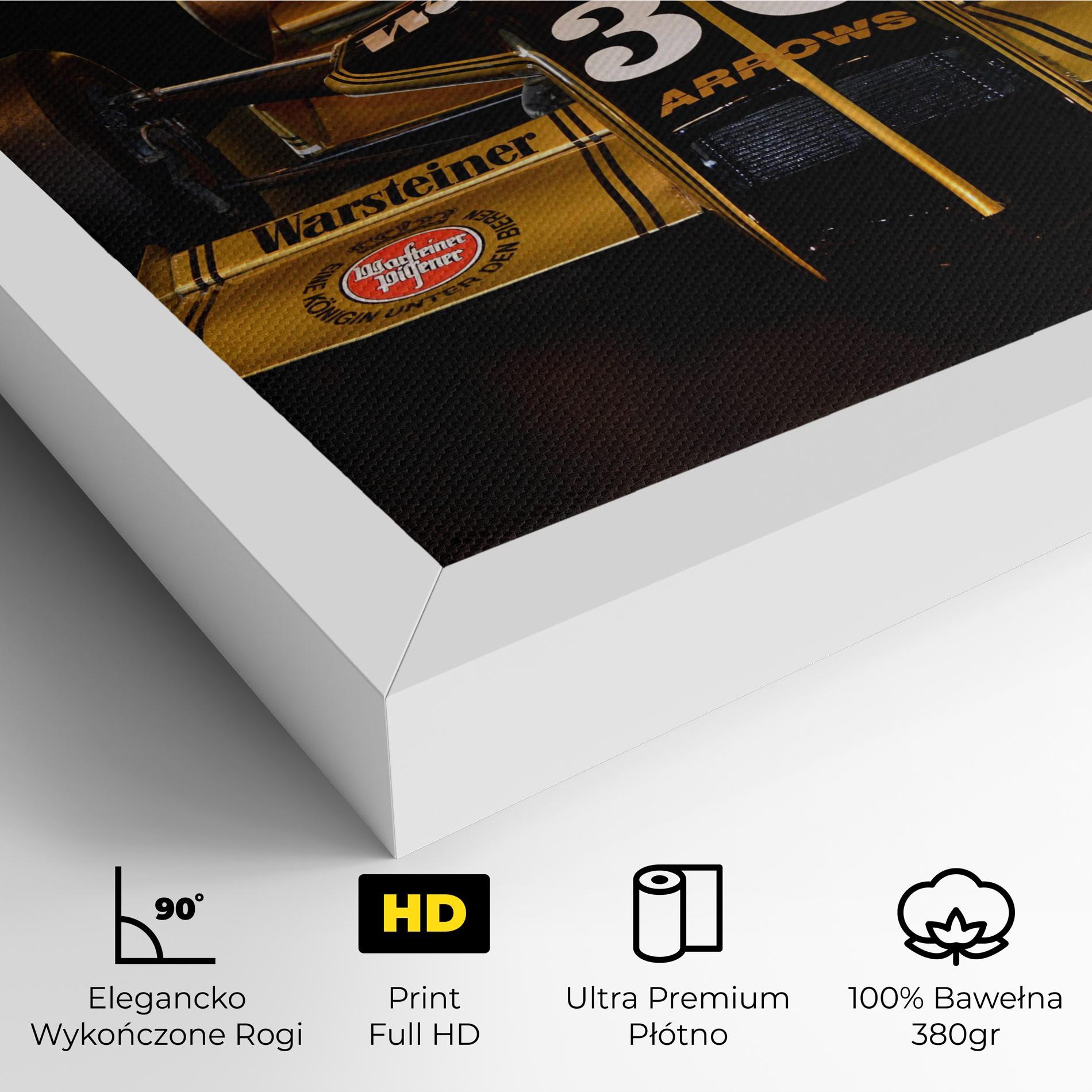 Obraz na Płótnie Formula 1 Car Color mockup 4