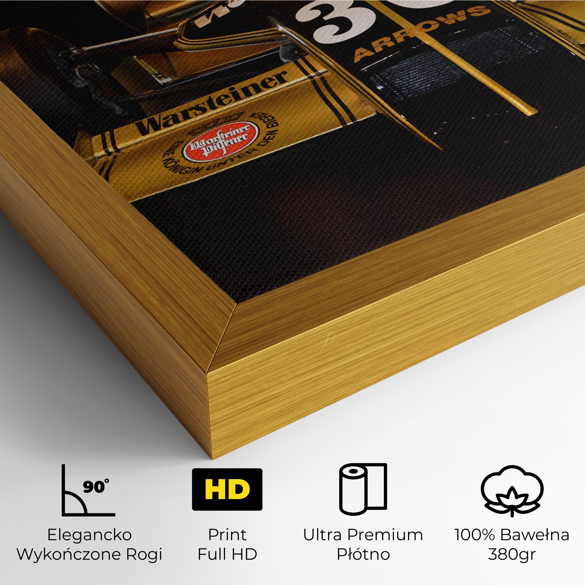 Obraz na Płótnie Formula 1 Car Color mockup 4