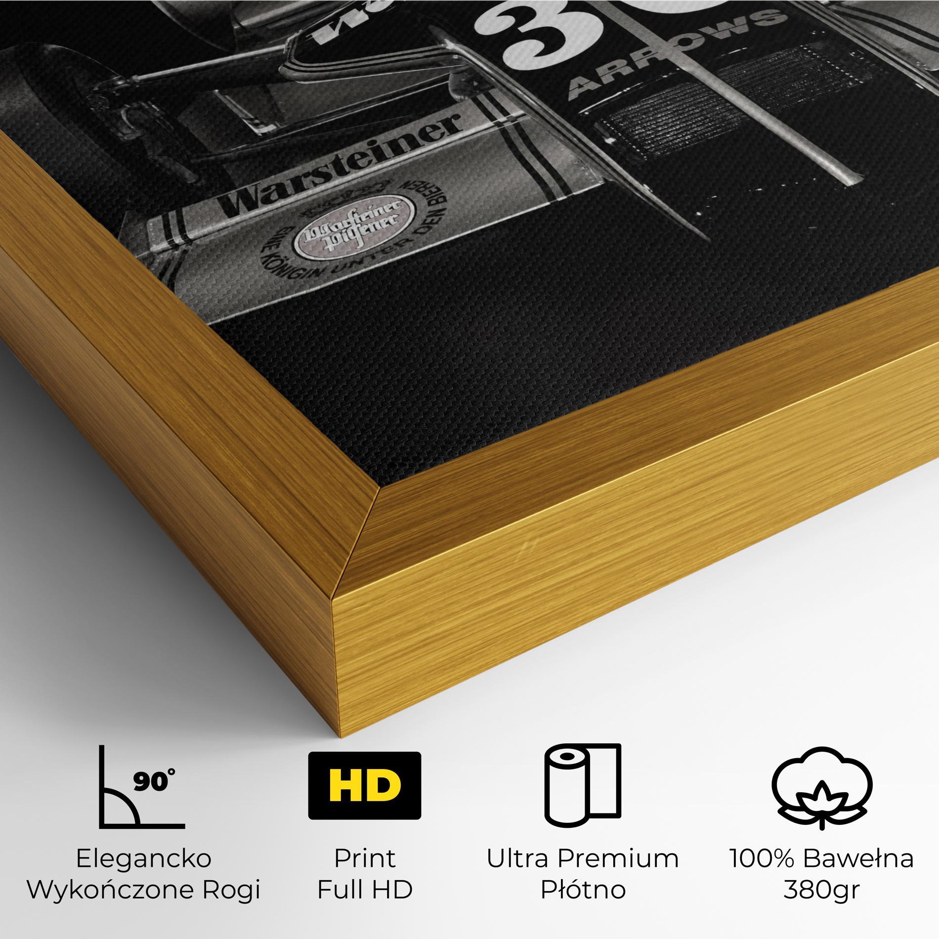 Obraz na Płótnie Formula 1 Car Grey mockup 4