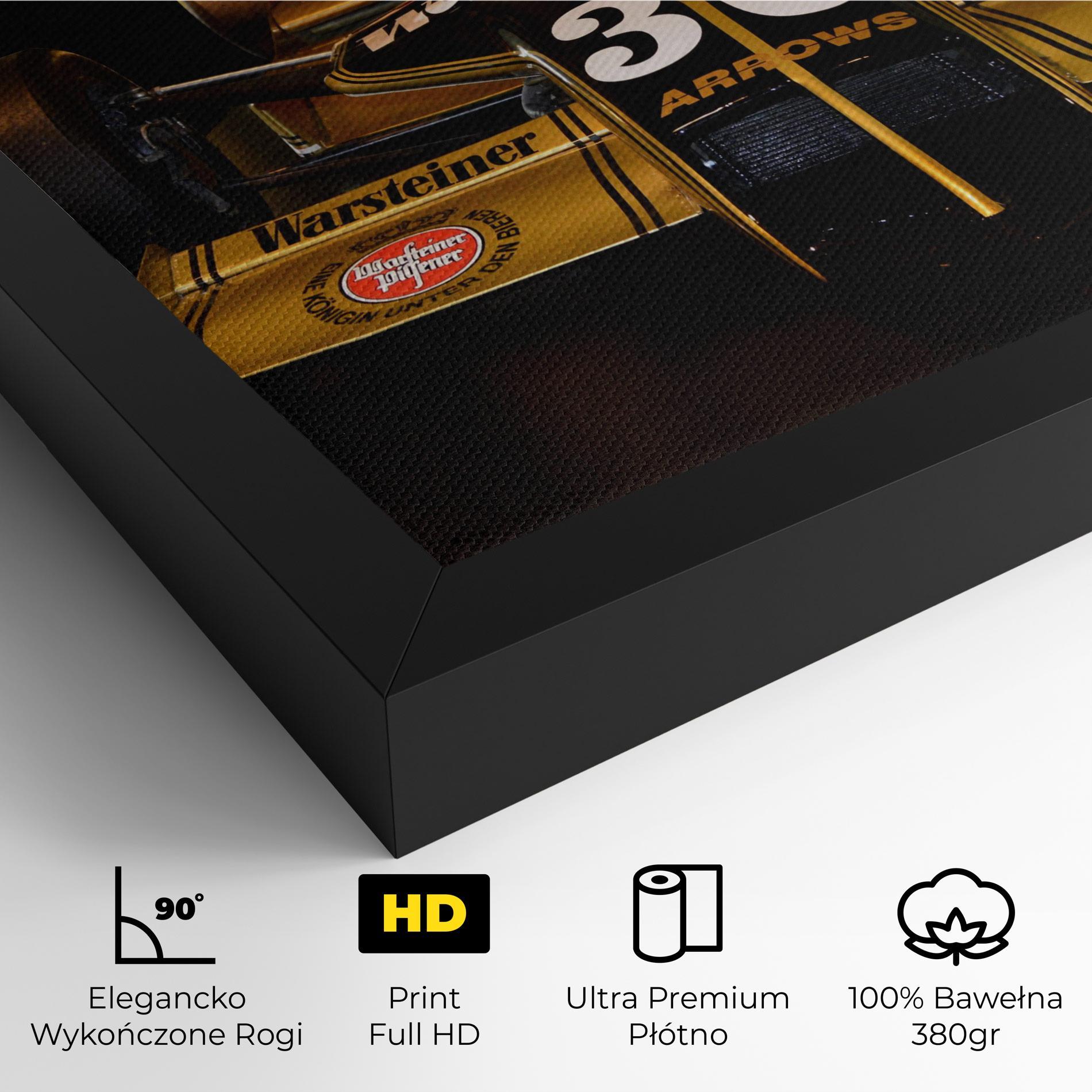 Obraz na Płótnie Formula 1 Car Color mockup 4