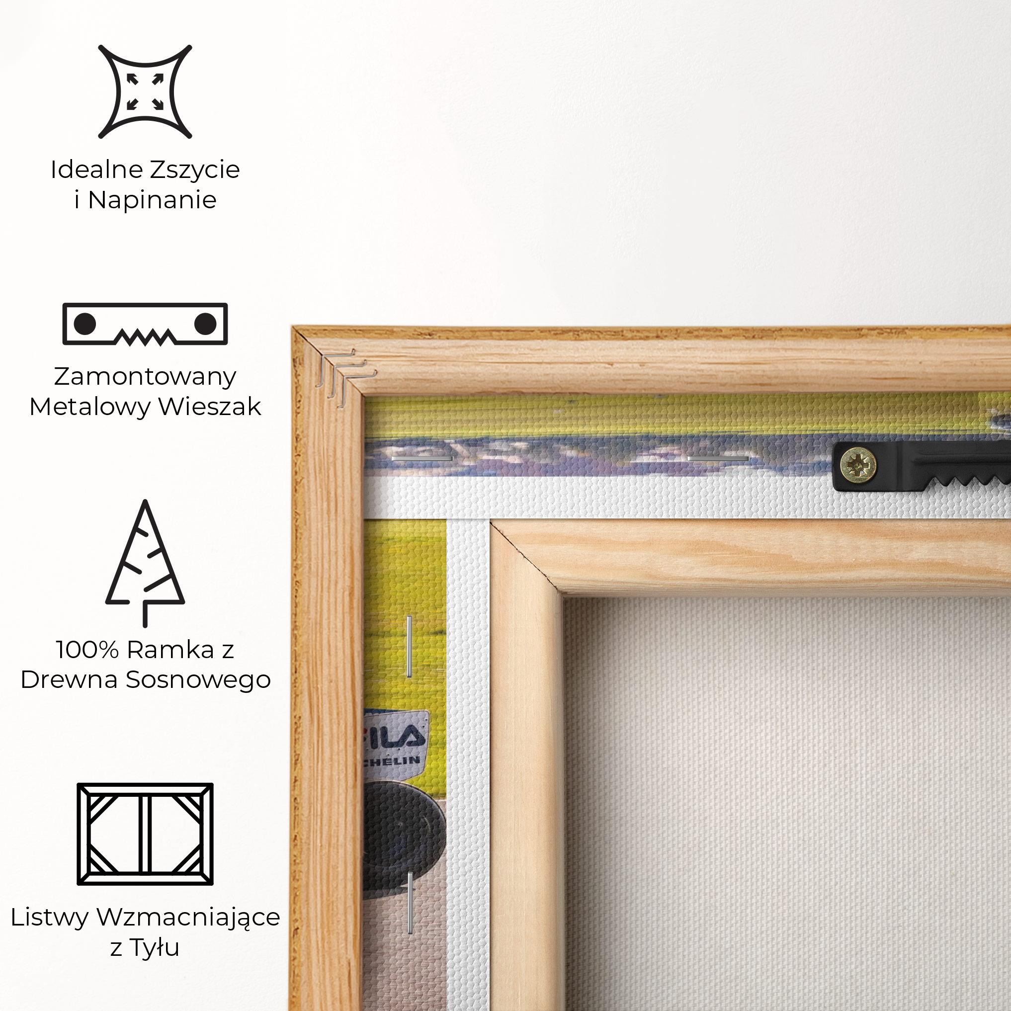 Obraz na Płótnie Black F1 Car mockup 5