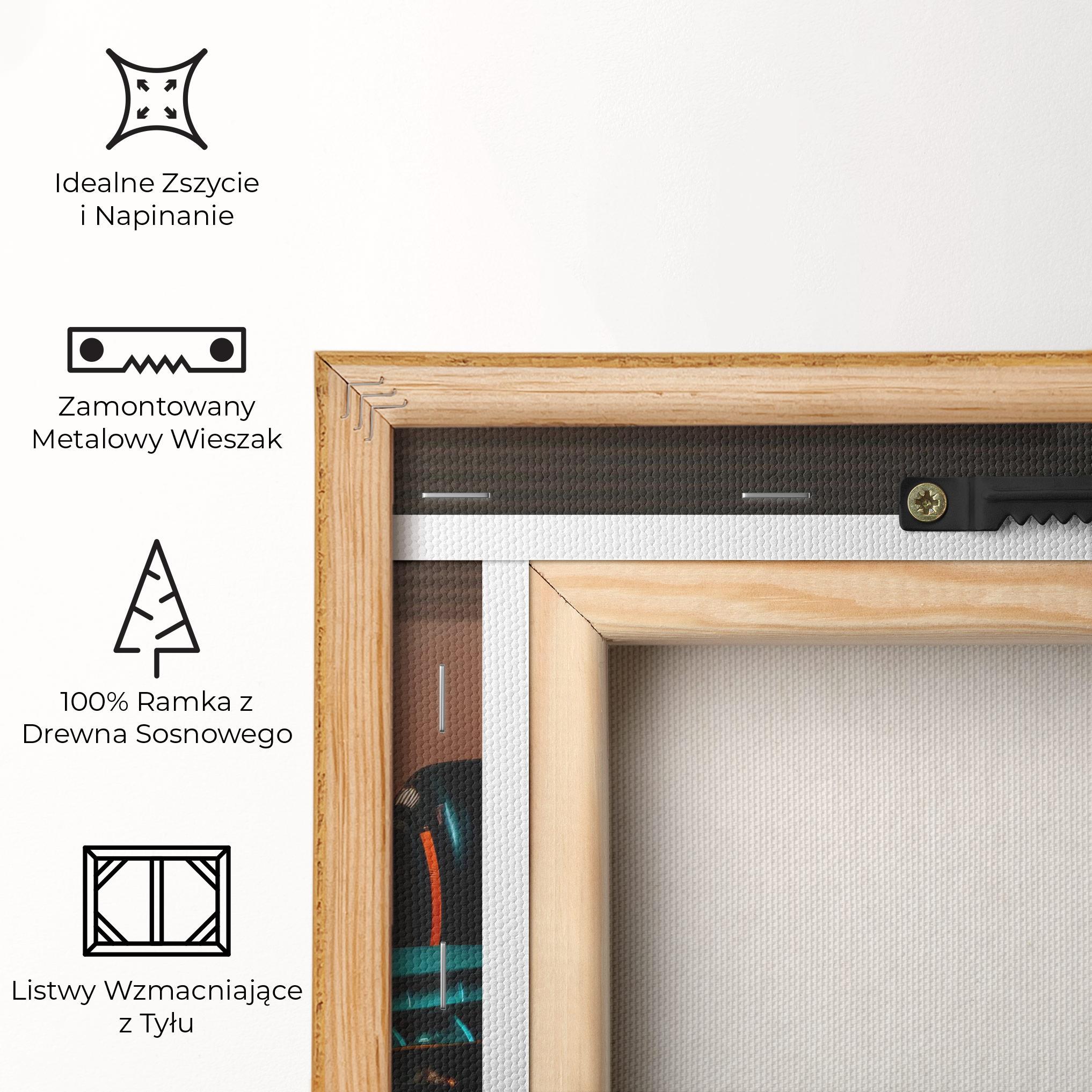 Obraz na Płótnie Blue White F1 mockup 5