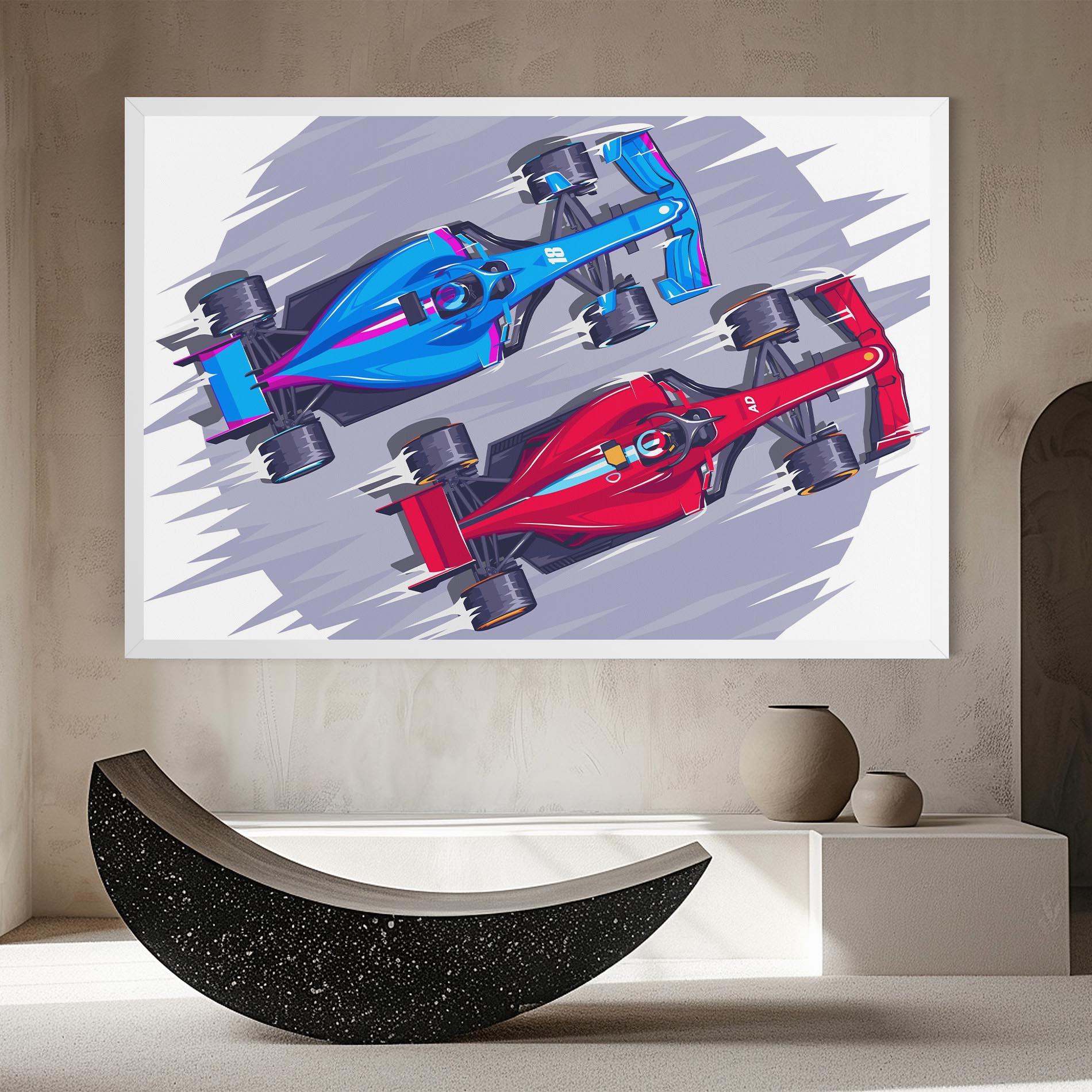 Obraz na Płótnie Bolides mockup 8