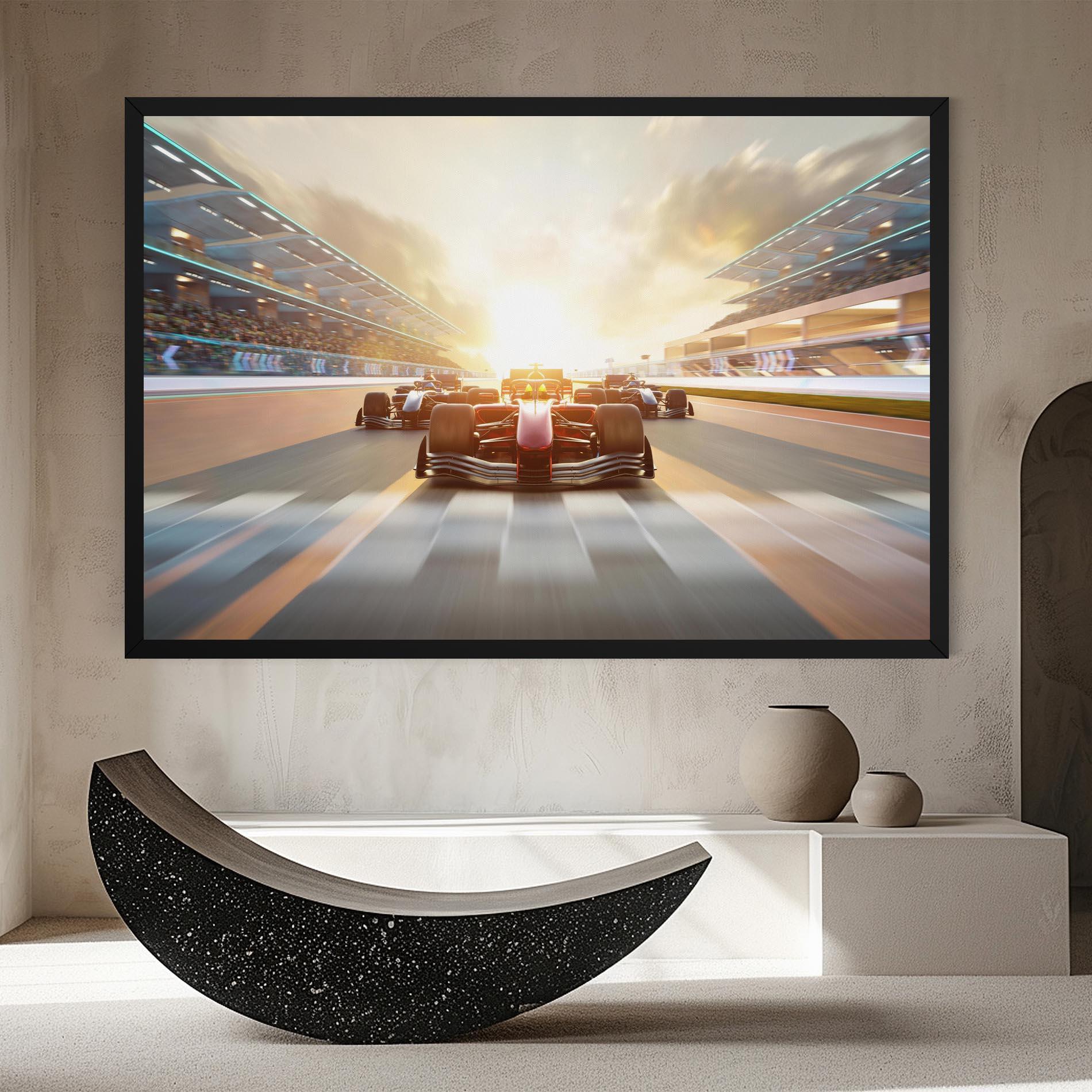 Obraz na Płótnie F1 Winning mockup 8