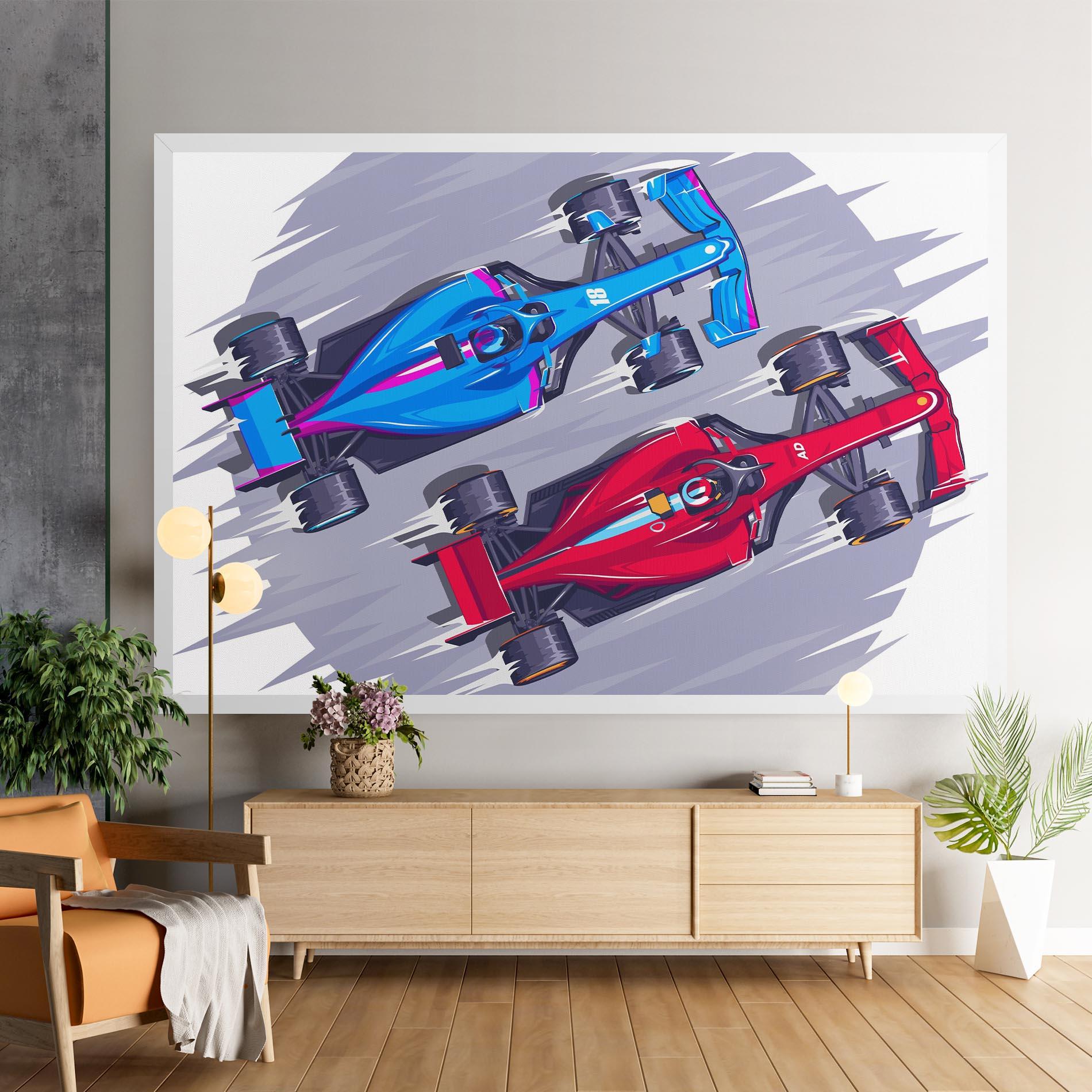 Obraz na Płótnie Bolides mockup 9