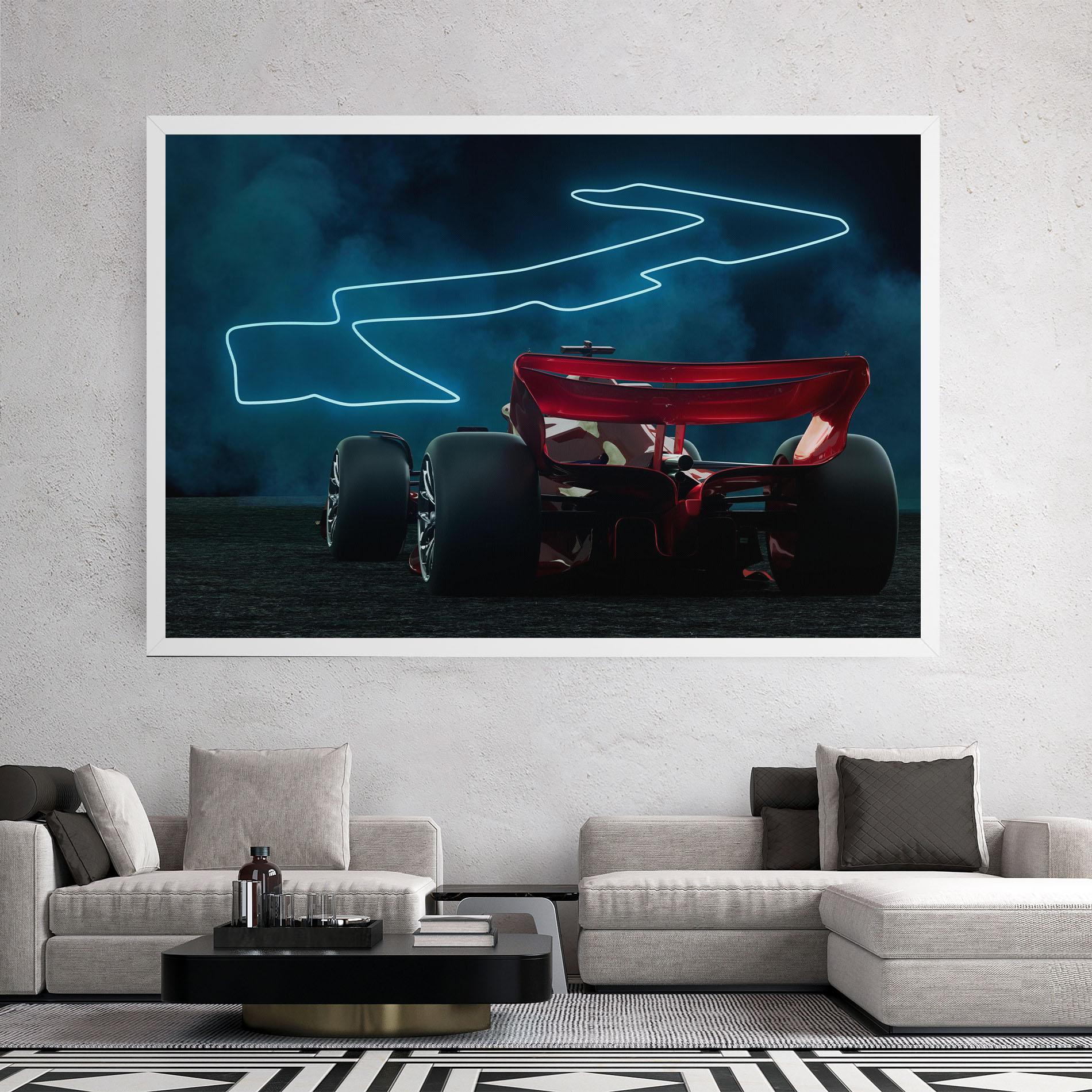 Obraz na Płótnie Race Car F1 mockup 2